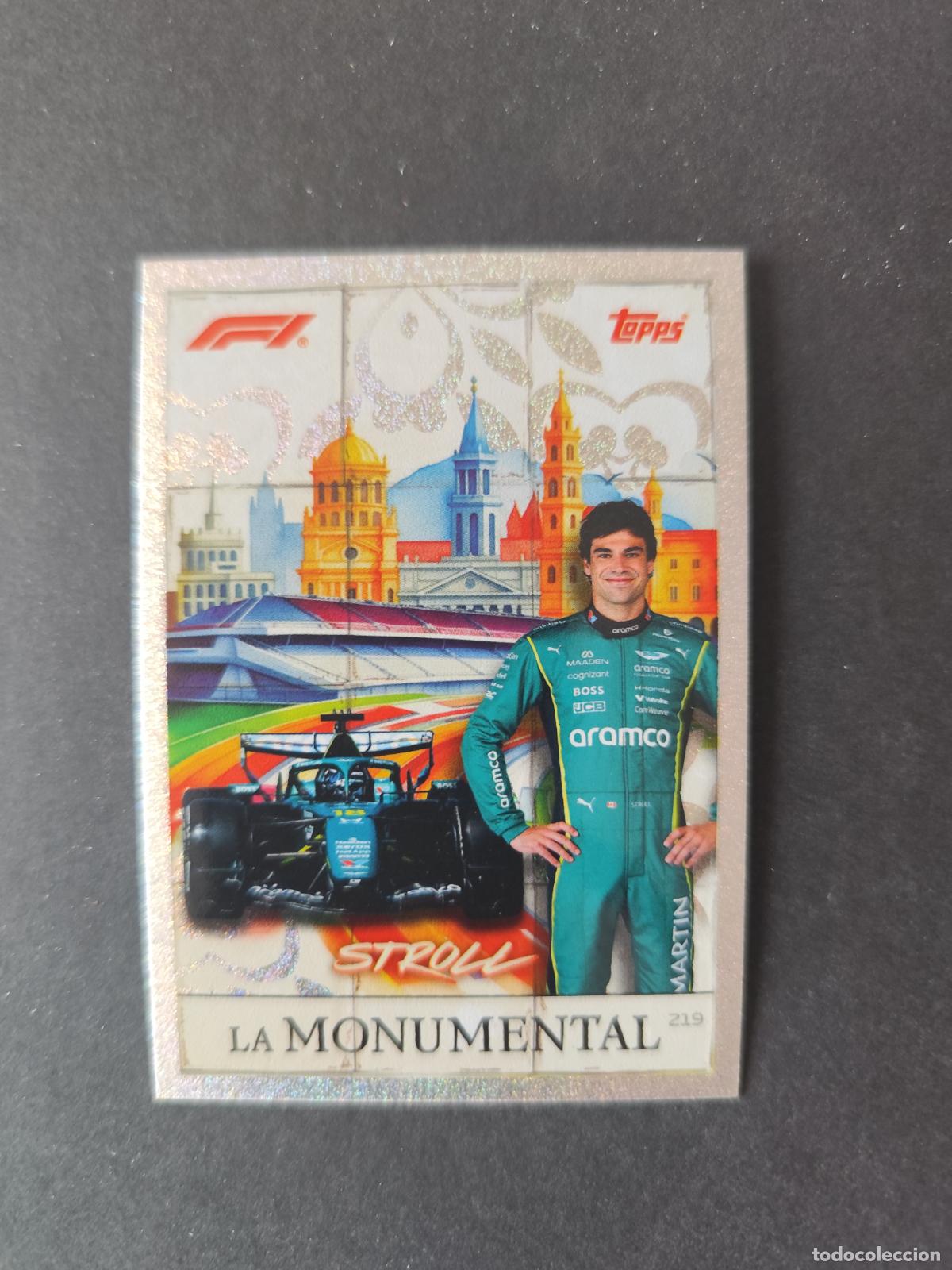 Collezionismo sportivo: 219 LANCE STROLL ASTON MARTIN LA MONUMENTAL F&Oacute;RMULA 1 F1 TURBO ATTAX 2026 TOPPS