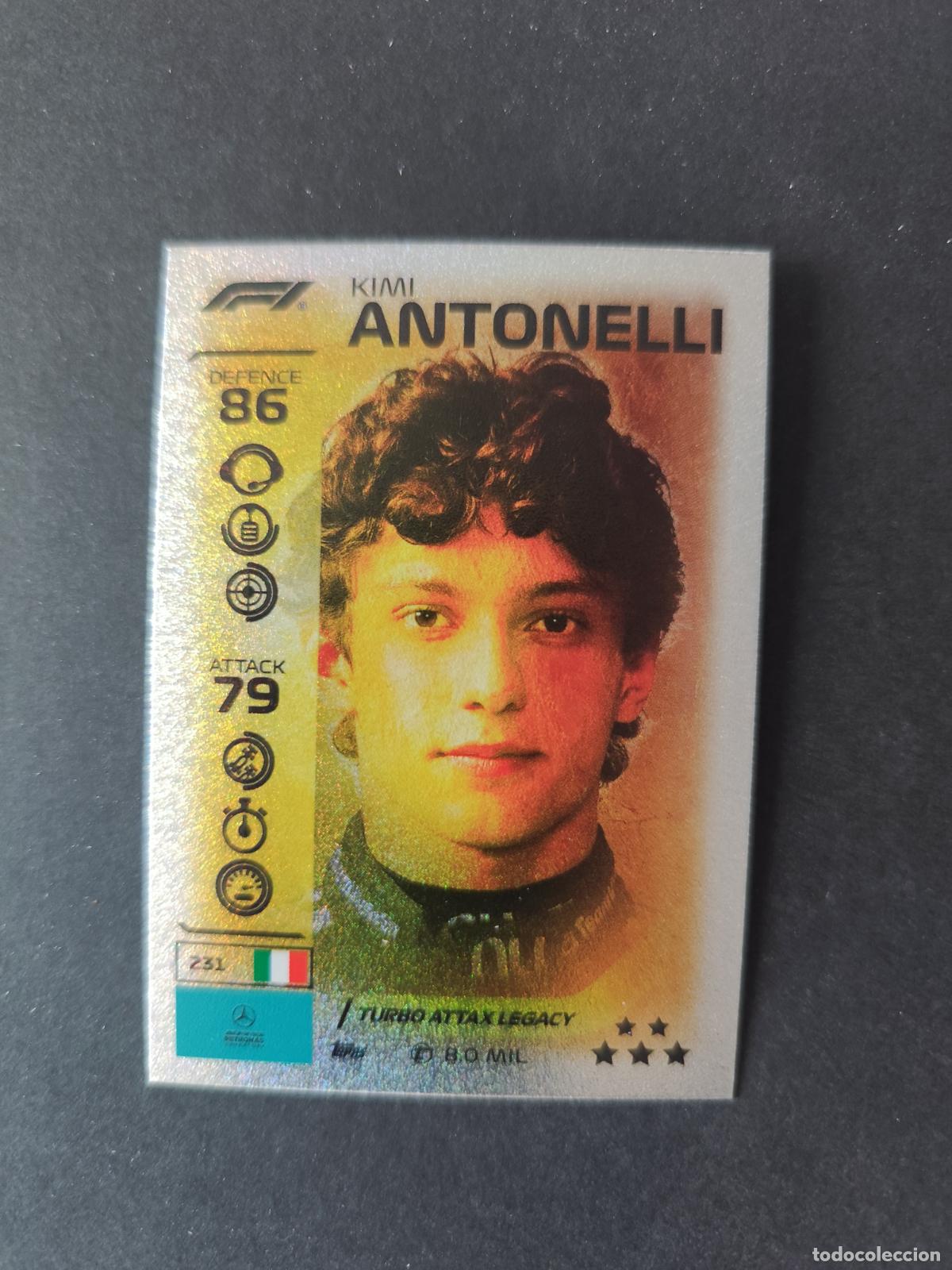 Collezionismo sportivo: 231 KIMI ANTONELLI MERCEDES LEGACY F&Oacute;RMULA 1 F1 TURBO ATTAX 2026 TOPPS