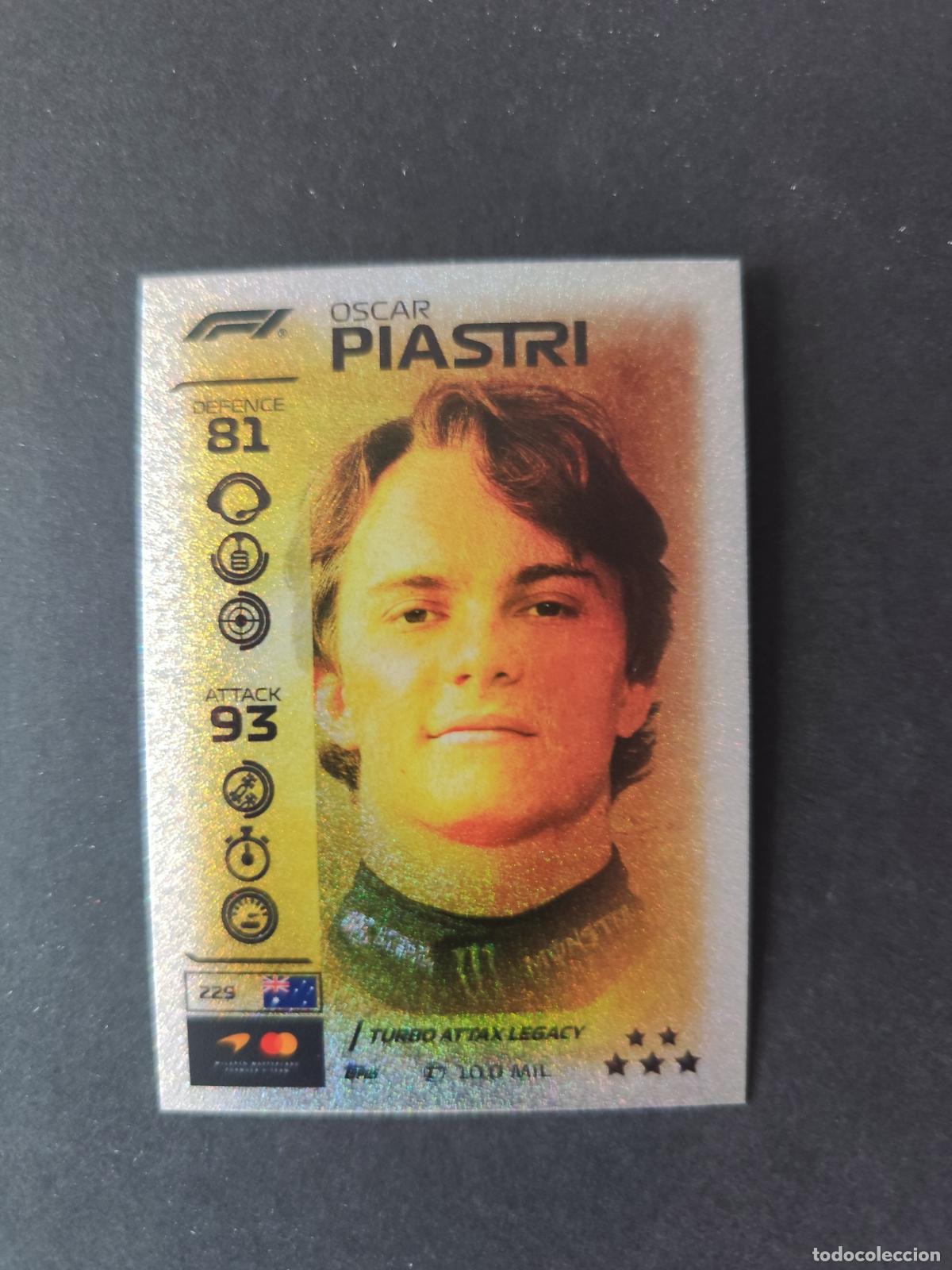 Collezionismo sportivo: 229 OSCAR PIASTRI MCLAREN LEGACY F&Oacute;RMULA 1 F1 TURBO ATTAX 2026 TOPPS