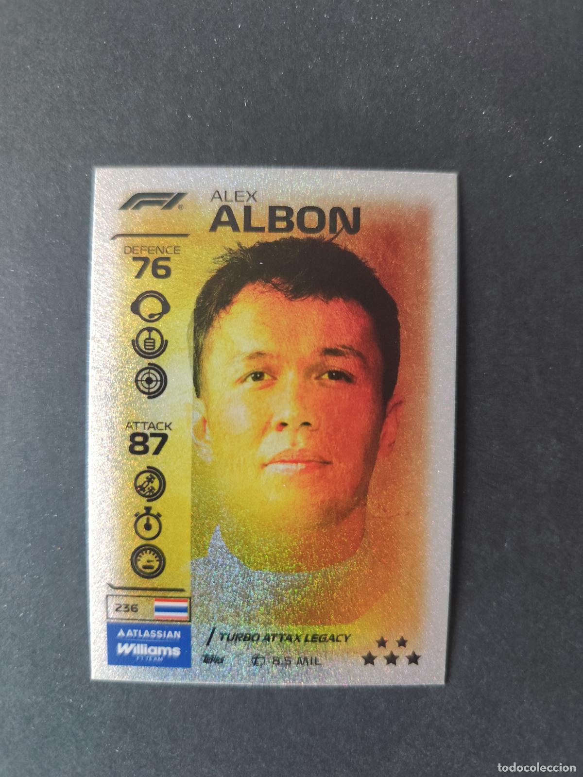 Sammelleidenschaft Sport: 236 ALEX ALBON WILLIAMS LEGACY F&Oacute;RMULA 1 F1 TURBO ATTAX 2026 TOPPS