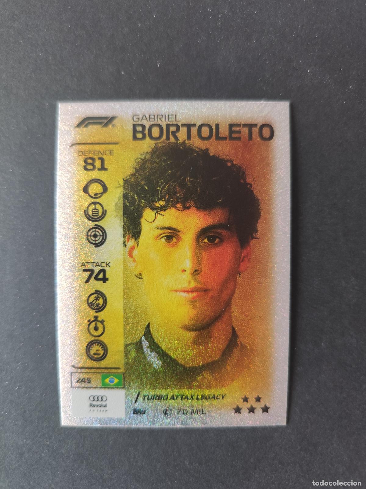 Sammelleidenschaft Sport: 245 GABRIEL BORTOLETO AUDI LEGACY F&Oacute;RMULA 1 F1 TURBO ATTAX 2026 TOPPS