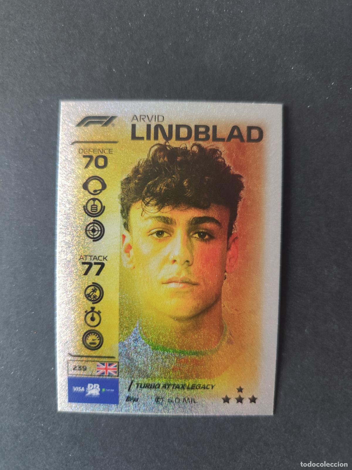 Sammelleidenschaft Sport: 239 ARVID LINDBLAD RACING BULLS LEGACY F&Oacute;RMULA 1 F1 TURBO ATTAX 2026 TOPPS