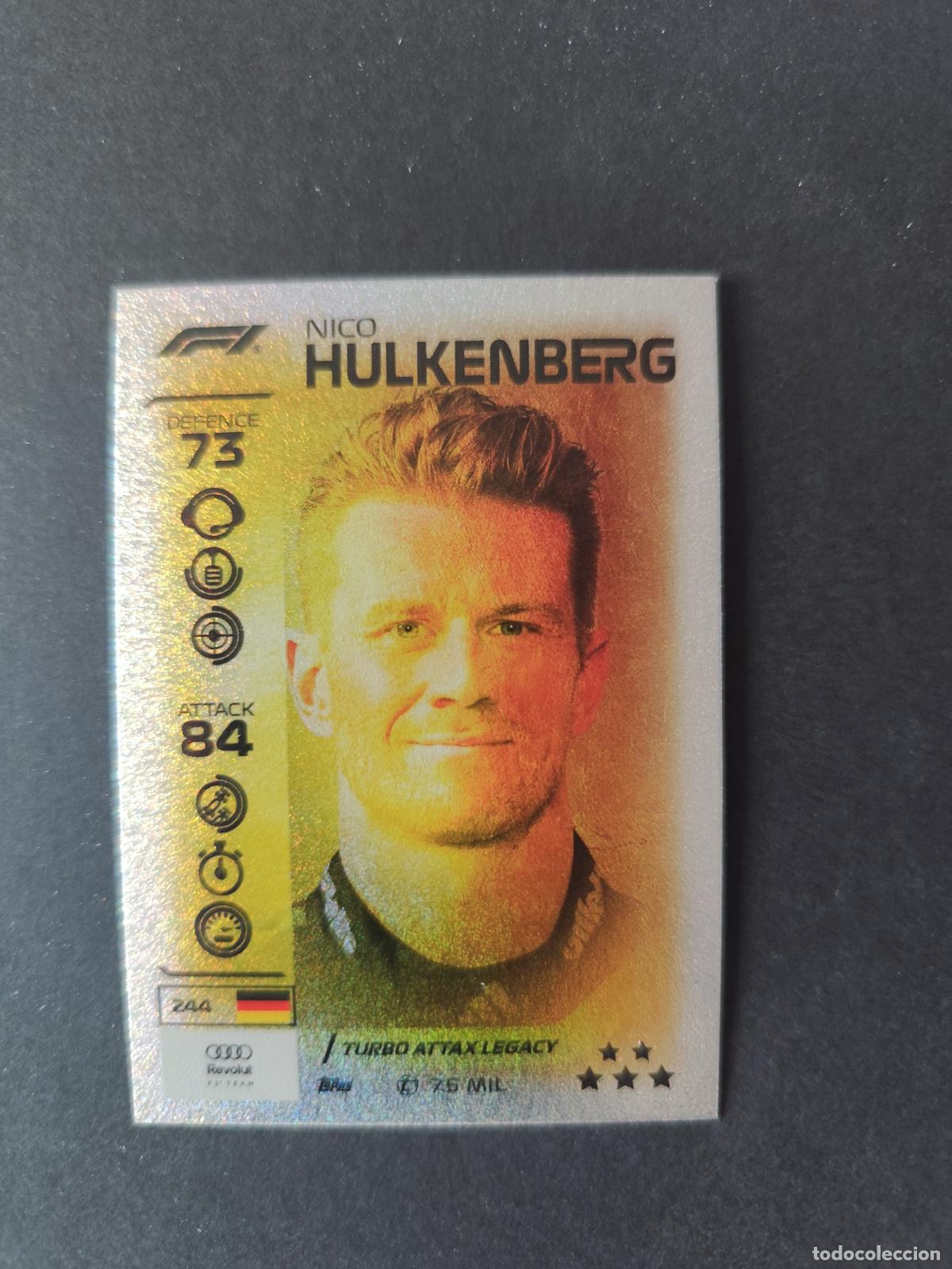 Collectionnisme sportif: 244 NICO HULKENBERG AUDI LEGACY F&Oacute;RMULA 1 F1 TURBO ATTAX 2026 TOPPS