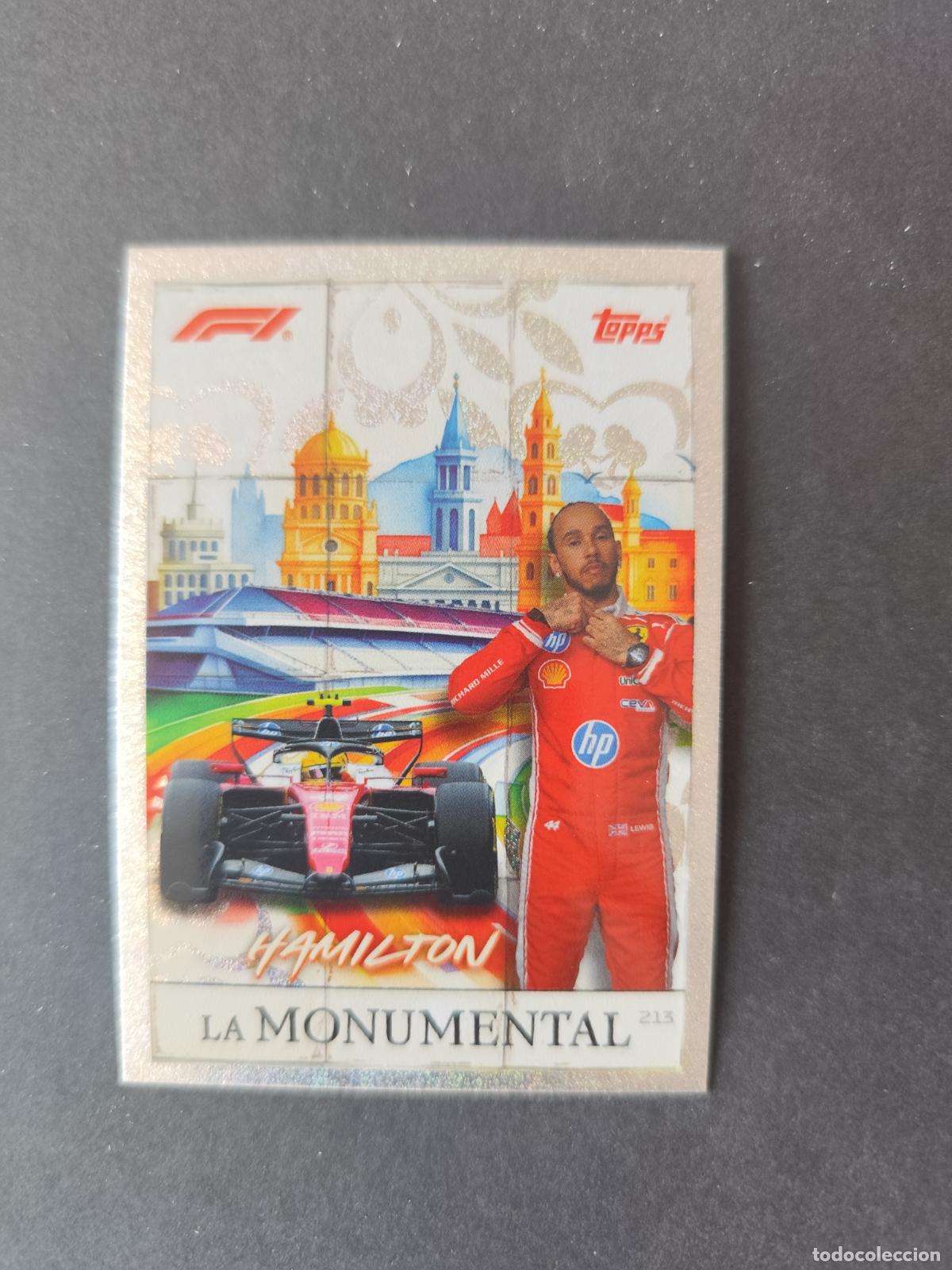 Sammelleidenschaft Sport: 213 LEWIS HAMILTON FERRARI LA MONUMENTAL F&Oacute;RMULA 1 F1 TURBO ATTAX 2026 TOPPS