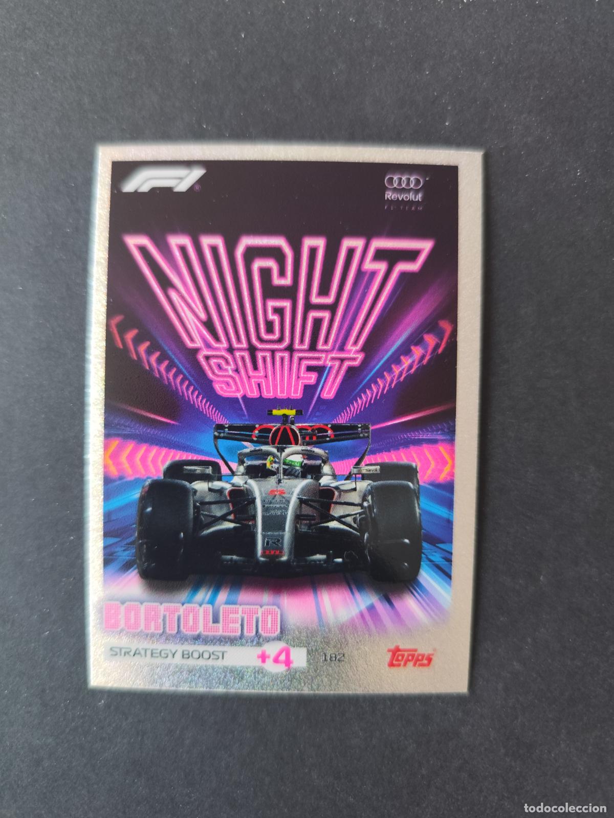 Sammelleidenschaft Sport: 182 GABRIEL BORTOLETO AUDI NIGHT SHIFT F&Oacute;RMULA 1 F1 TURBO ATTAX 2026 TOPPS