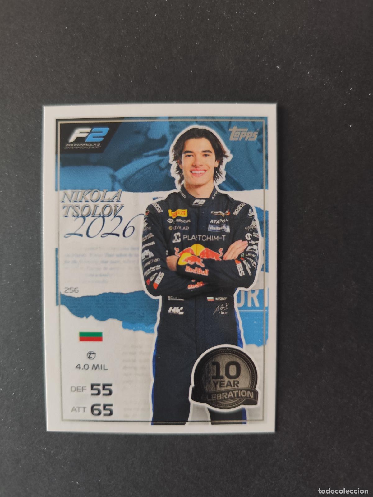Sammelleidenschaft Sport: 256 NIKOLA TSOLOV CAMPOS RACING F2 ONE TO WATCH F&Oacute;RMULA 1 F1 TURBO ATTAX 2026 TOPPS