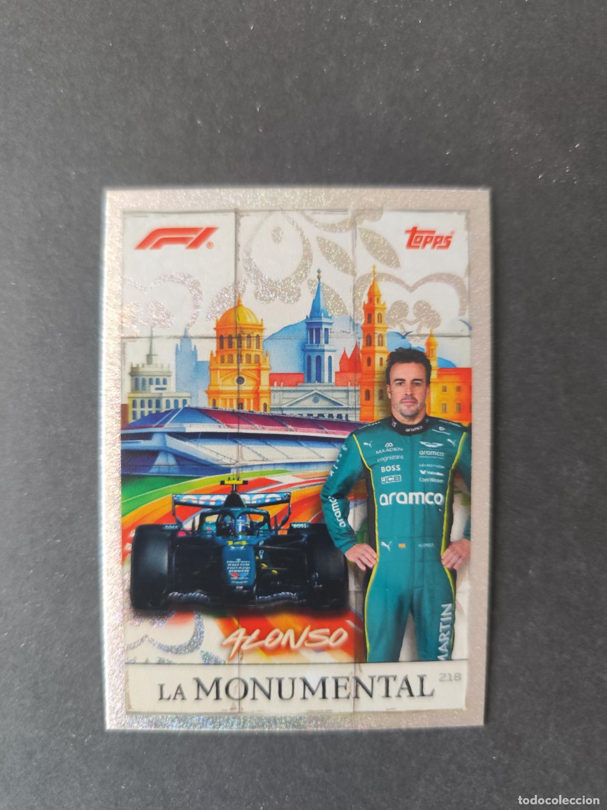 Sammelleidenschaft Sport: 218 FERNANDO ALONSO ASTON MARTIN LA MONUMENTAL F&Oacute;RMULA 1 F1 TURBO ATTAX 2026 TOPPS