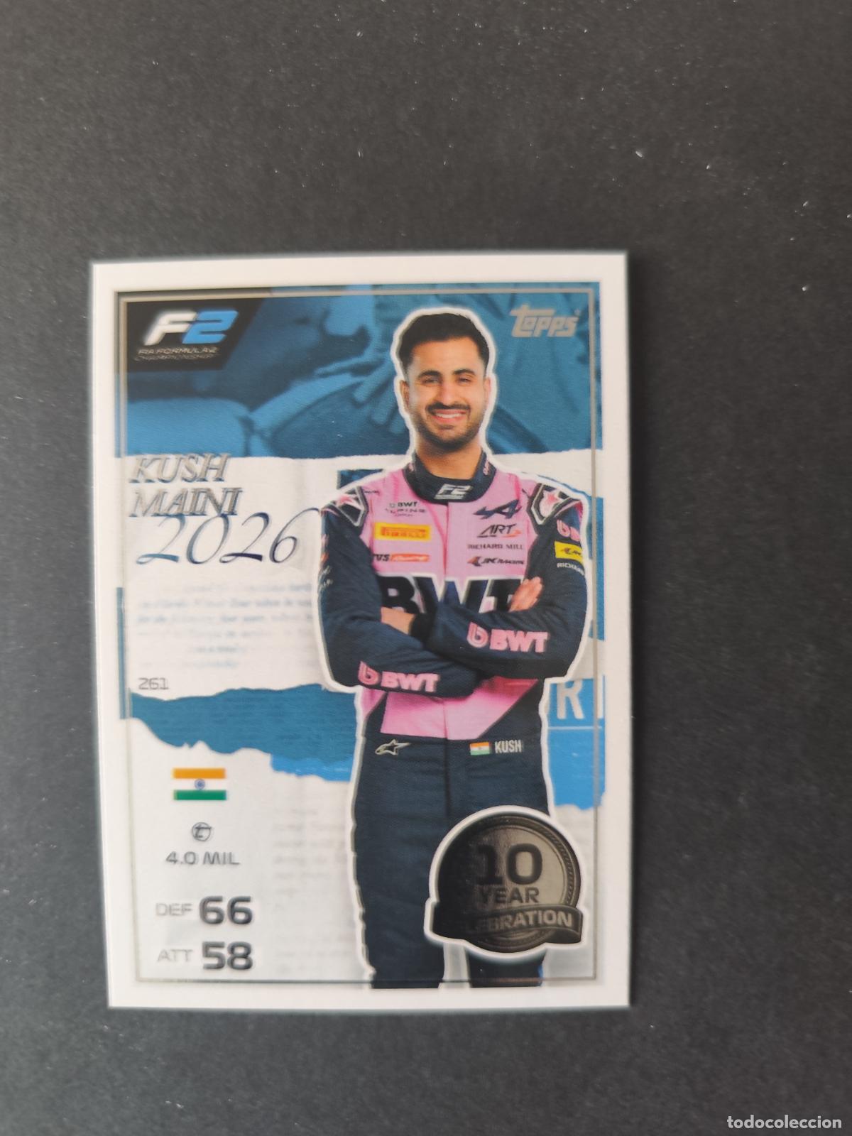 Sammelleidenschaft Sport: 261 KUSH MAINI ART GRAND PRIX F2 ONE TO WATCH F&Oacute;RMULA 1 F1 TURBO ATTAX 2026 TOPPS