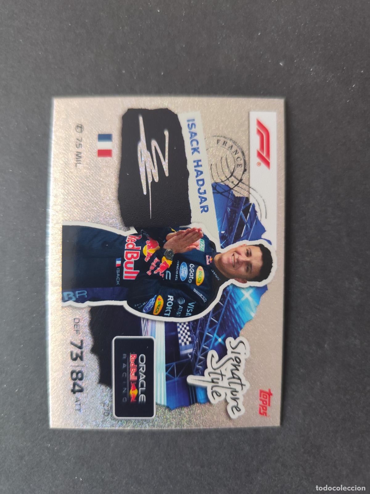 Sammelleidenschaft Sport: 270 ISACK HADJAR RED BULL SIGNATURE STYLE F&Oacute;RMULA 1 F1 TURBO ATTAX 2026 TOPPS