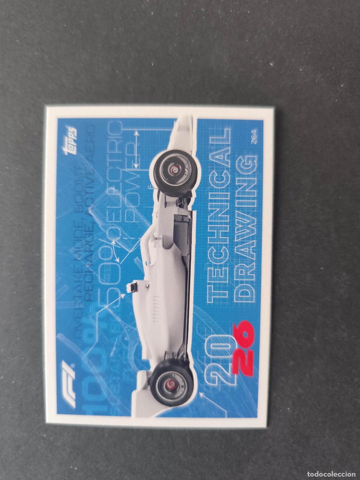 Sammelleidenschaft Sport: 264 CAR TECHNICAL DRAWING F&Oacute;RMULA 1 F1 TURBO ATTAX 2026 TOPPS