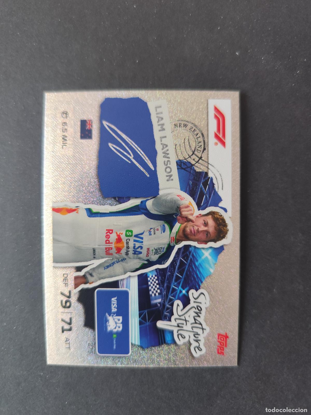 Sammelleidenschaft Sport: 275 LIAM LAWSON RACING BULLS SIGNATURE STYLE F&Oacute;RMULA 1 F1 TURBO ATTAX 2026 TOPPS