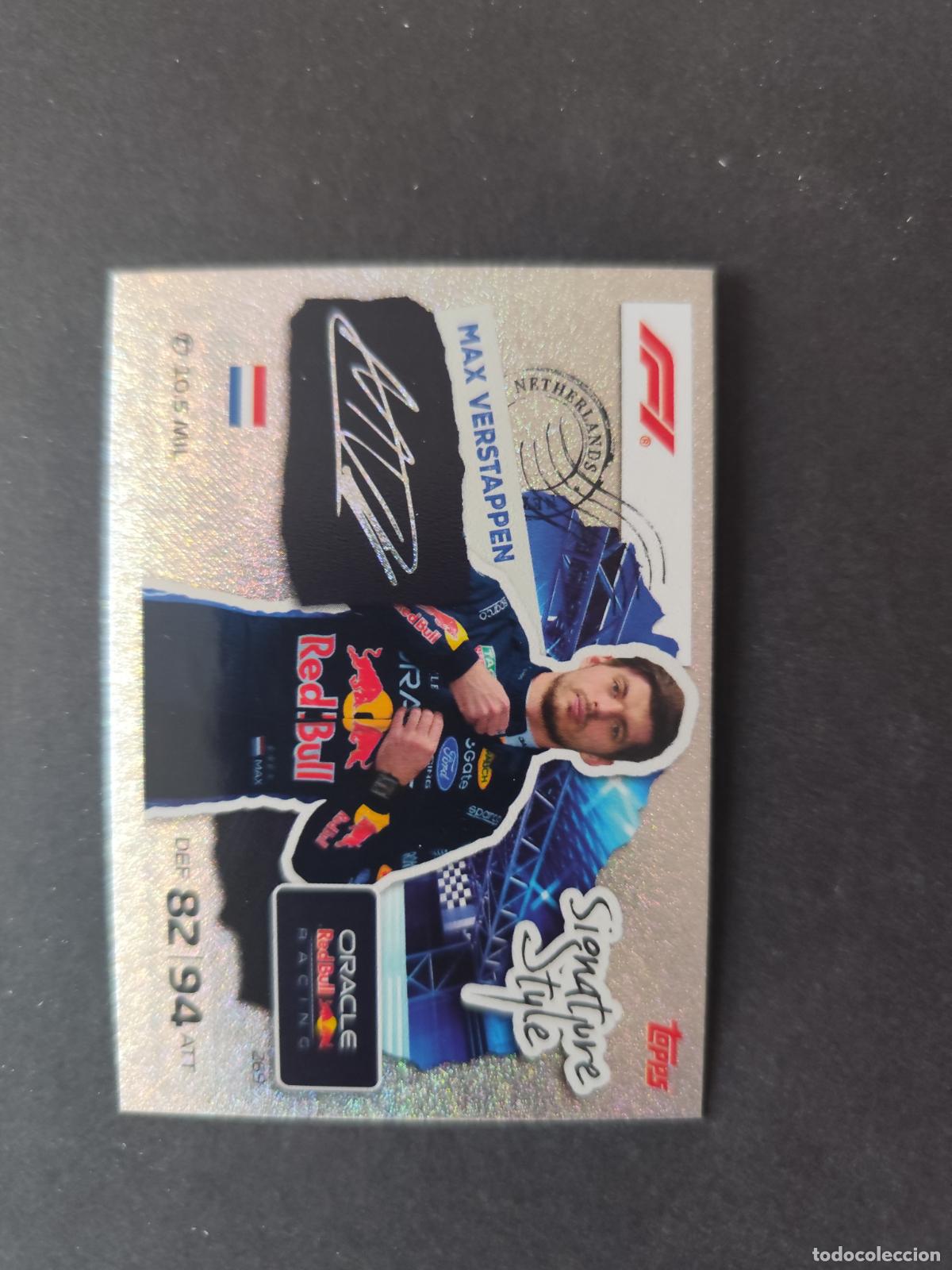 Sammelleidenschaft Sport: 269 MAX VERSTAPPEN RED BULL SIGNATURE STYLE F&Oacute;RMULA 1 F1 TURBO ATTAX 2026 TOPPS