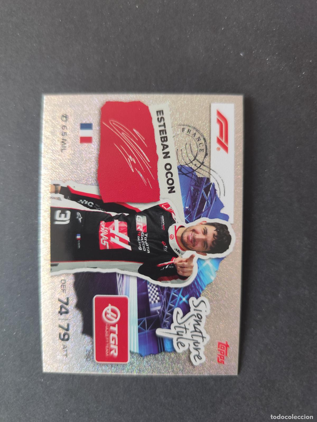 Sammelleidenschaft Sport: 280 ESTEBAN OCON HAAS SIGNATURE STYLE F&Oacute;RMULA 1 F1 TURBO ATTAX 2026 TOPPS