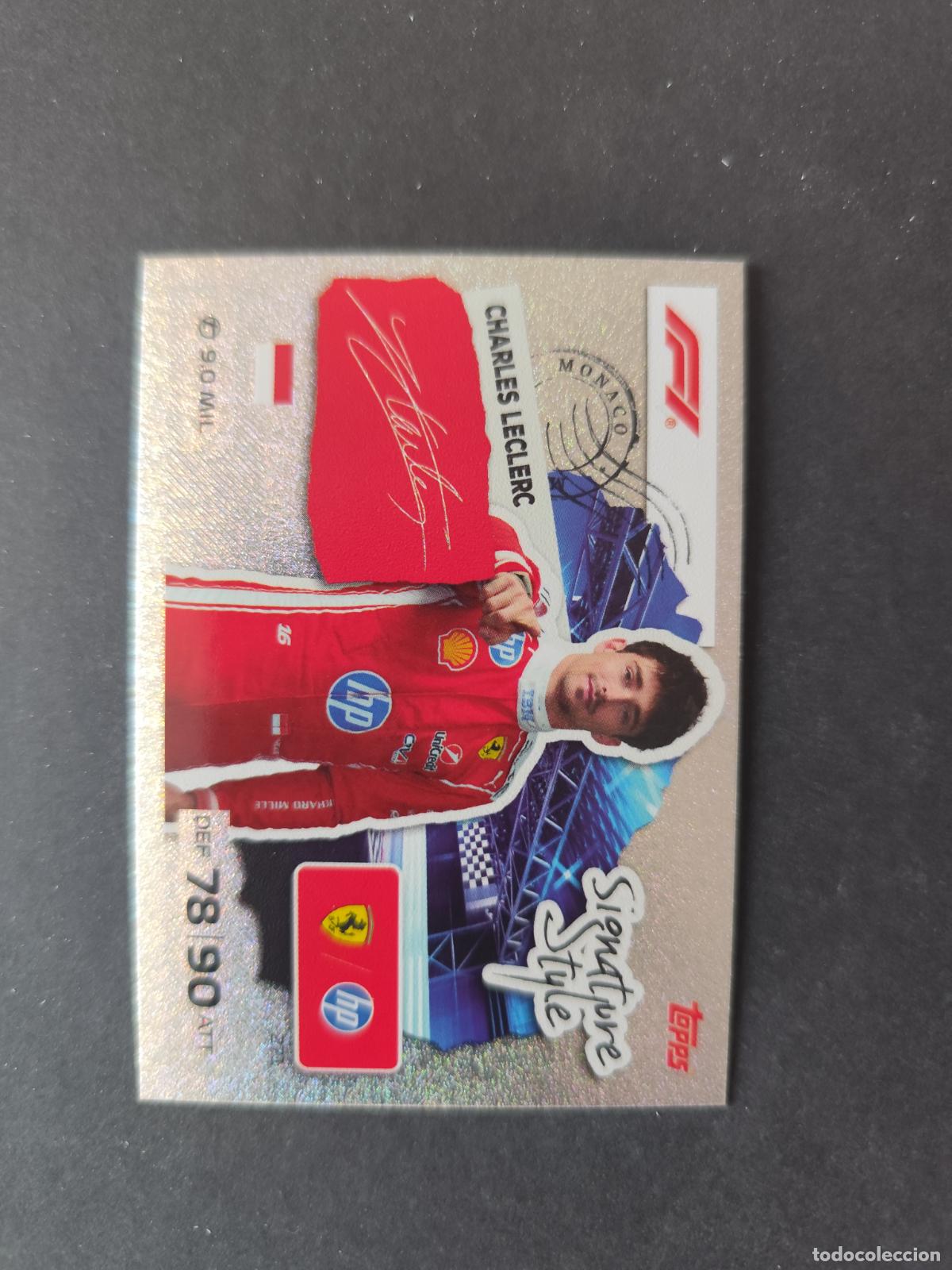 Sammelleidenschaft Sport: 271 CHARLES LECLERC FERRARI SIGNATURE STYLE F&Oacute;RMULA 1 F1 TURBO ATTAX 2026 TOPPS