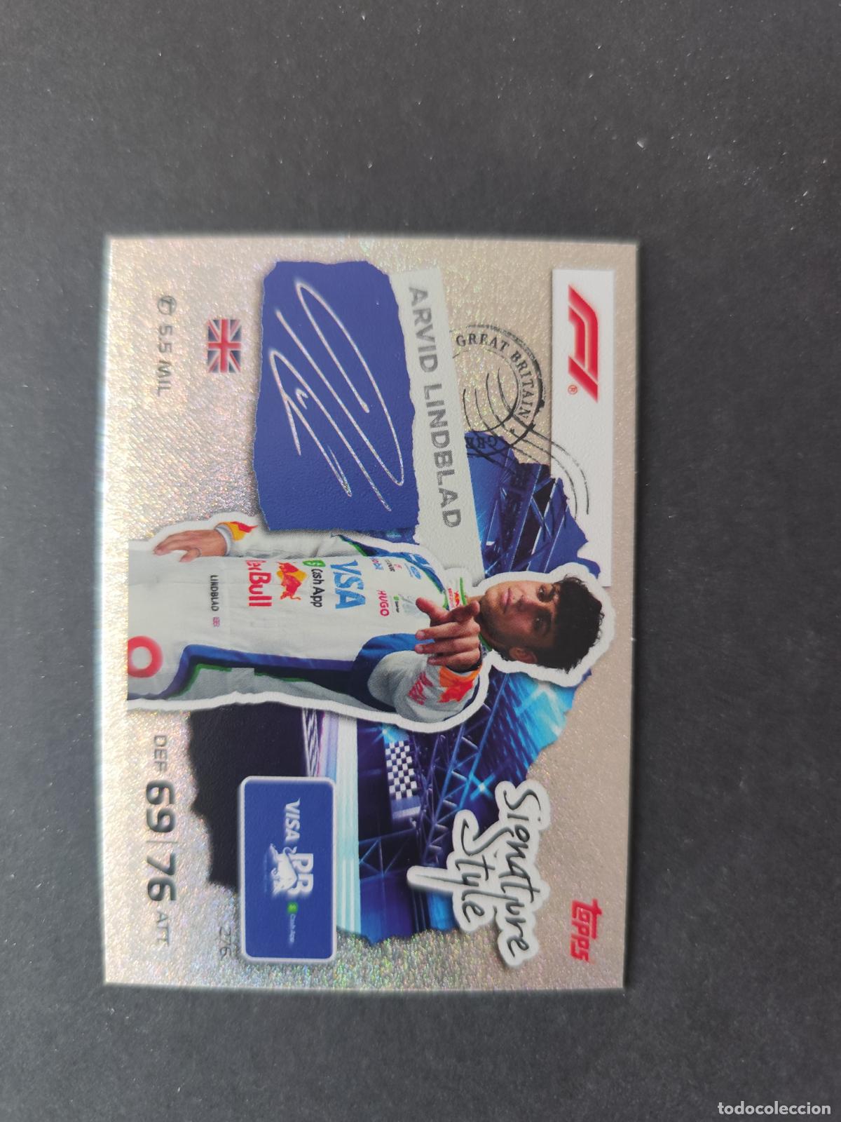 Sammelleidenschaft Sport: 276 ARVID LINDBLAD RACING BULLS SIGNATURE STYLE F&Oacute;RMULA 1 F1 TURBO ATTAX 2026 TOPPS