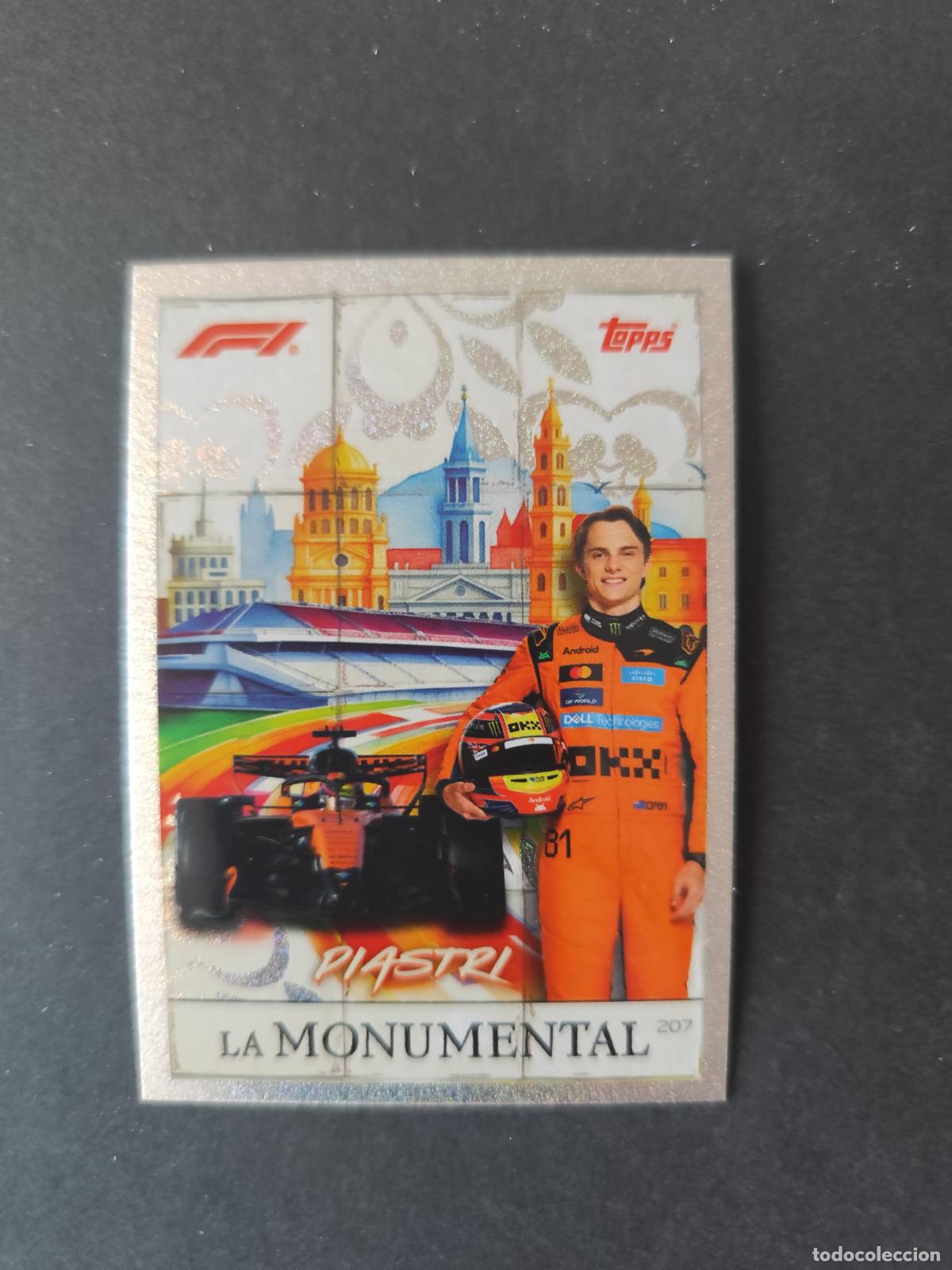 Sammelleidenschaft Sport: 207 OSCAR PIASTRI MCLAREN LA MONUMENTAL F&Oacute;RMULA 1 F1 TURBO ATTAX 2026 TOPPS