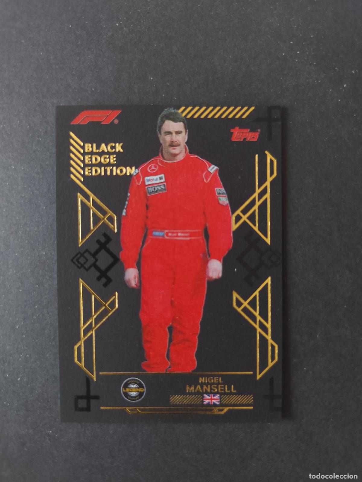 Coleccionismo deportivo: 298 NIGEL MANSELL BLACK EDGE F&Oacute;RMULA 1 F1 TURBO ATTAX 2026 TOPPS