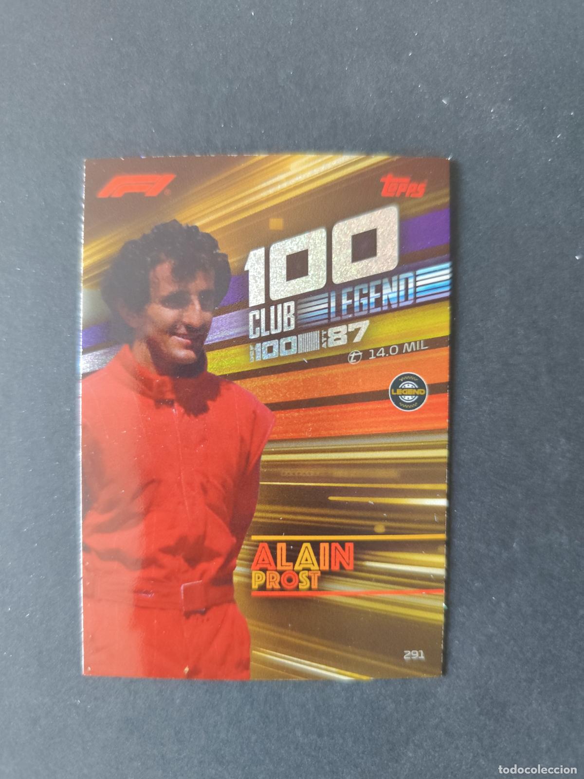 Coleccionismo deportivo: 291 ALAIN PROST 100 CLUB (LEGEND) F&Oacute;RMULA 1 F1 TURBO ATTAX 2026 TOPPS