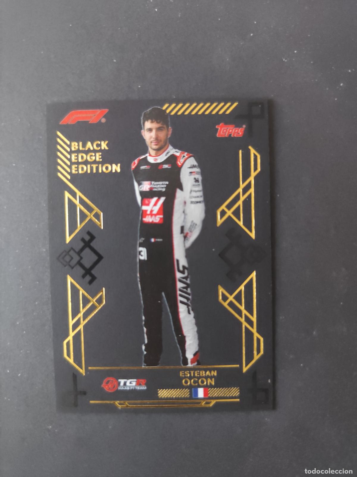 Sports collectibles: 305 ESTEBAN OCON HAAS BLACK EDGE F&Oacute;RMULA 1 F1 TURBO ATTAX 2026 TOPPS