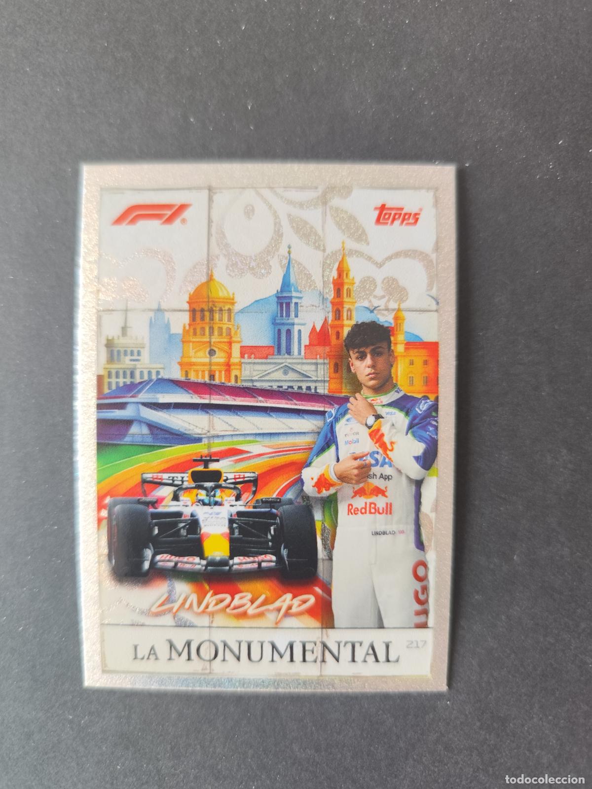 Coleccionismo deportivo: 217 ARVID LINDBLAD RACING BULLS LA MONUMENTAL F&Oacute;RMULA 1 F1 TURBO ATTAX 2026 TOPPS