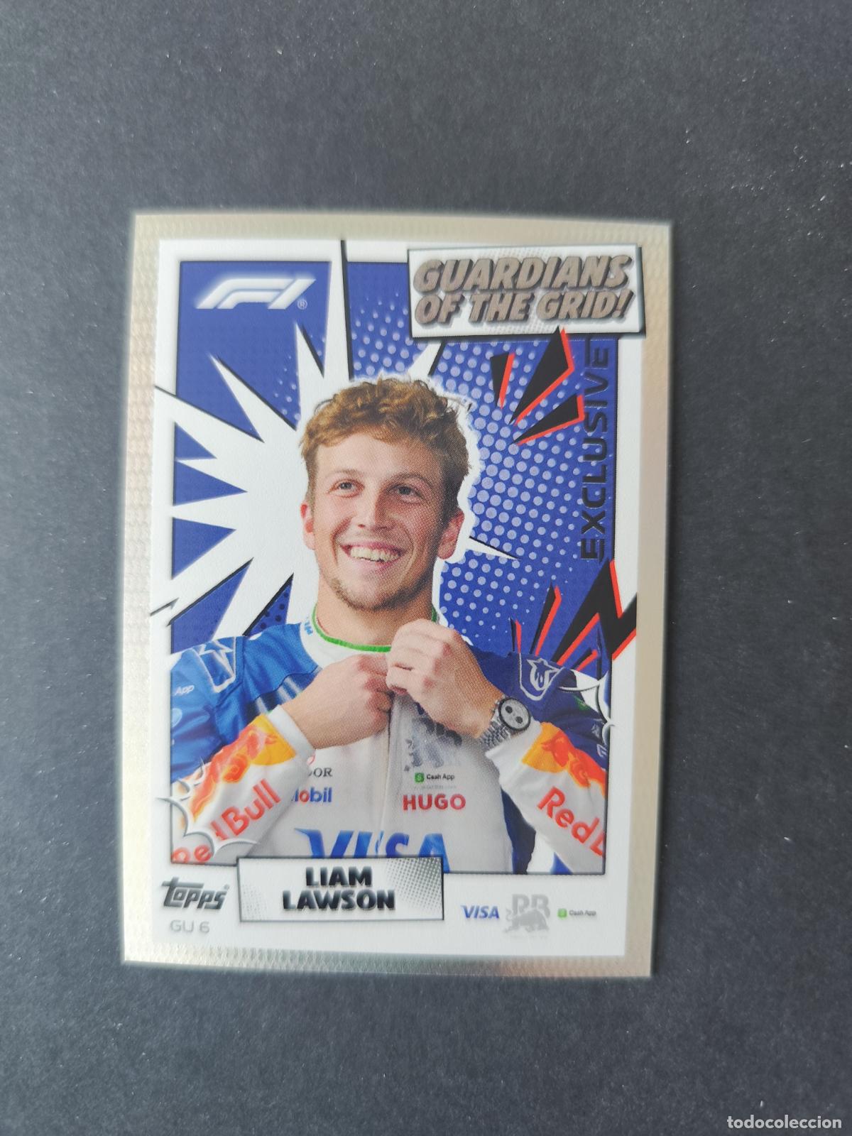 Coleccionismo deportivo: GU 6 LIAM LAWSON RACING BULLS GUARDIANS OF THE GRID F&Oacute;RMULA 1 F1 TURBO ATTAX 2026 TOPPS