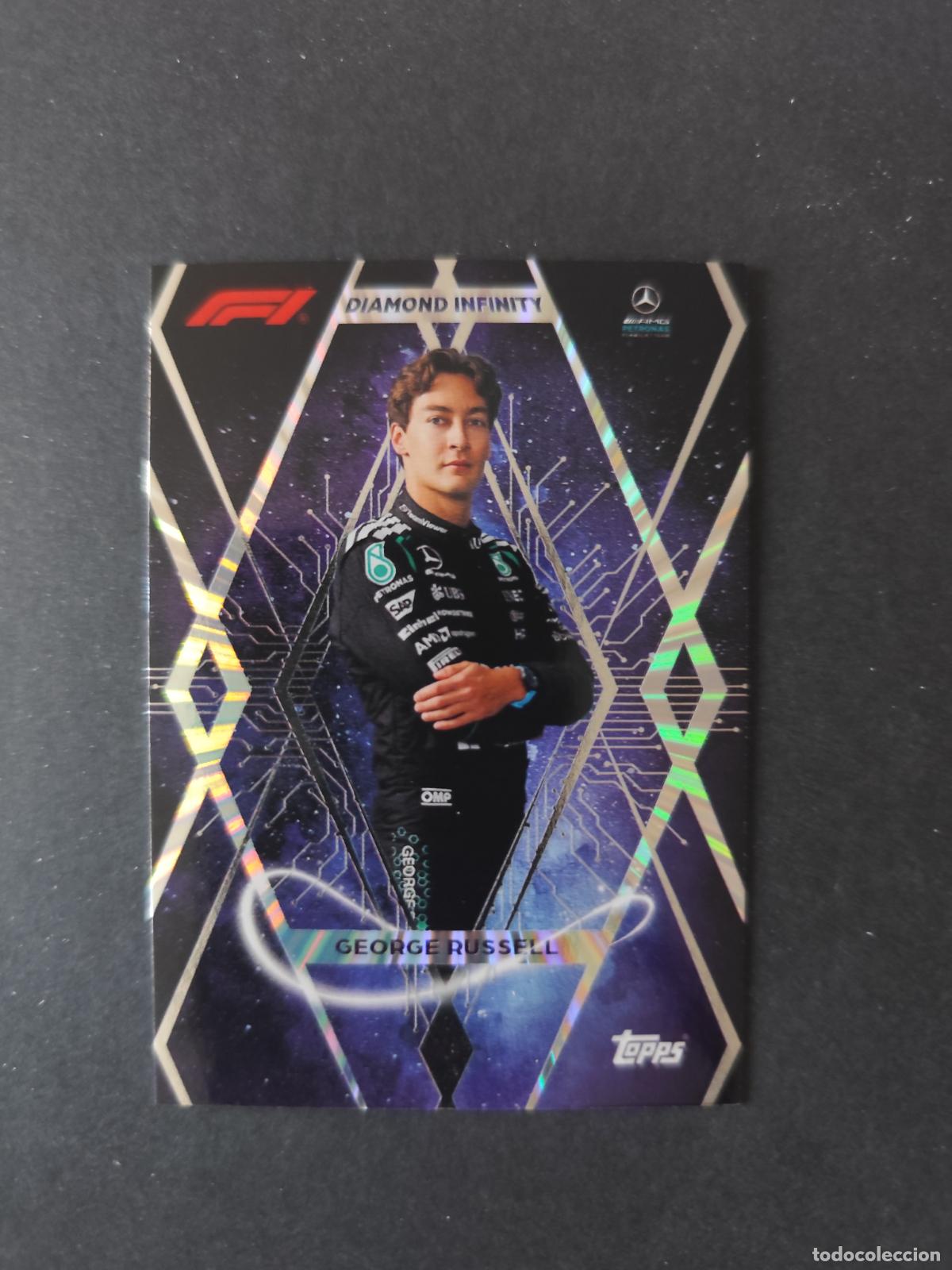 Coleccionismo deportivo: 308 GEORGE RUSSELL MERCEDES DIAMOND INFINITY F&Oacute;RMULA 1 F1 TURBO ATTAX 2026 TOPPS