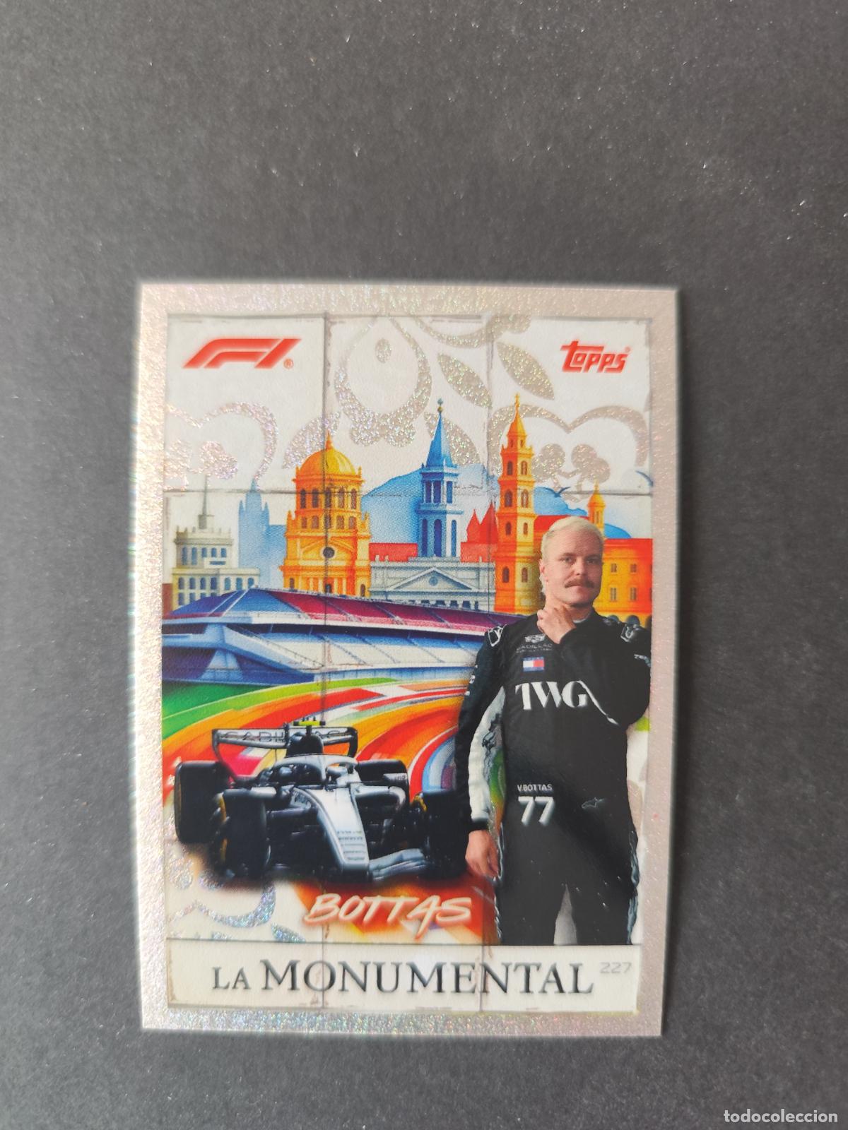 Coleccionismo deportivo: 227 VALTTERI BOTTAS CADILLAC LA MONUMENTAL F&Oacute;RMULA 1 F1 TURBO ATTAX 2026 TOPPS