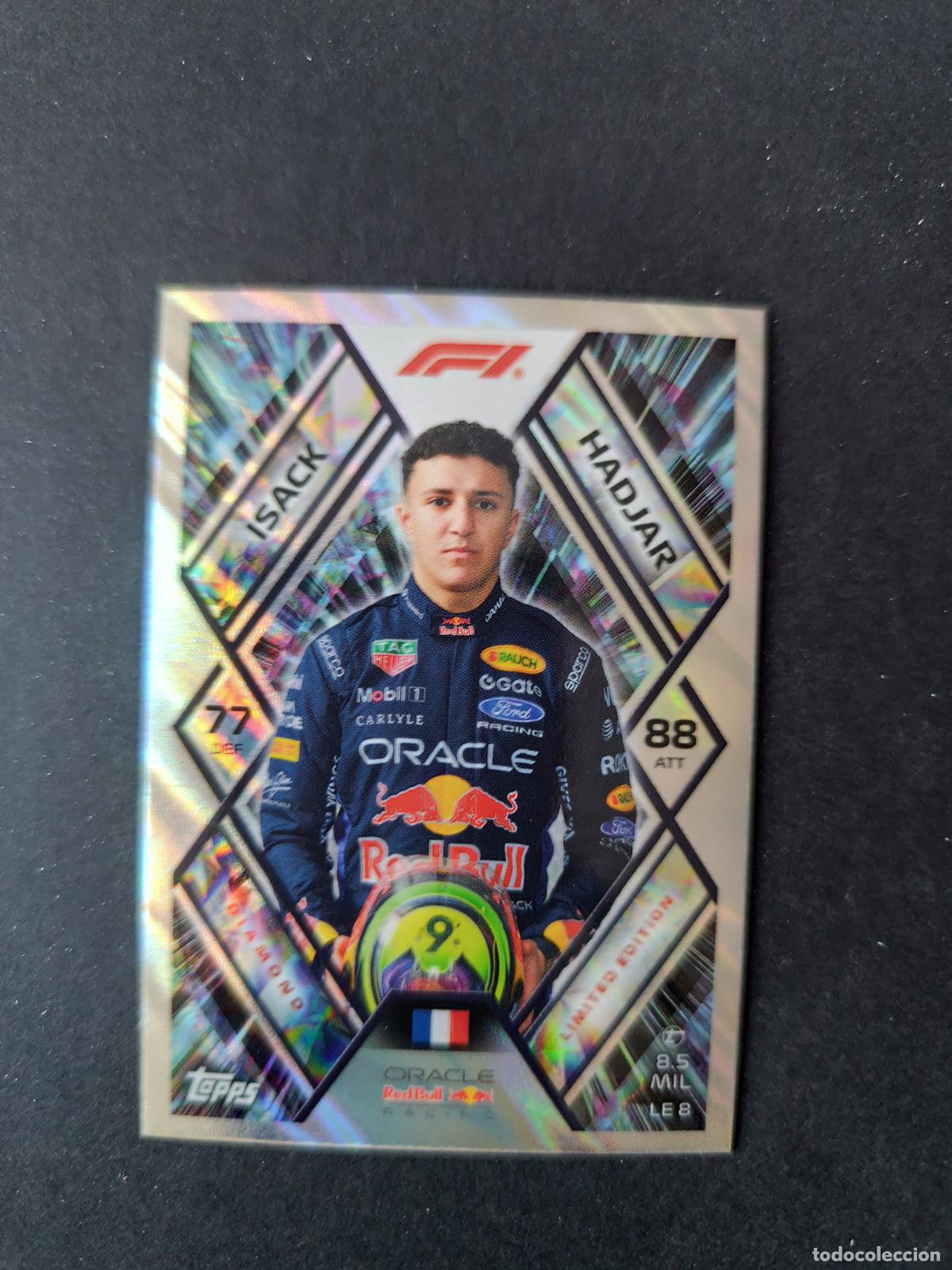 Coleccionismo deportivo: LE 8 ISACK HADJAR RED BULL LIMITED EDITION EDICI&Oacute;N LIMITADA F&Oacute;RMULA 1 F1 TURBO ATTAX 2026 TOPPS