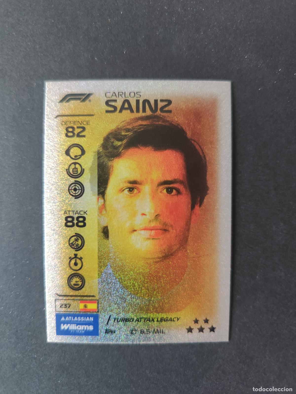 Coleccionismo deportivo: 237 CARLOS SAINZ WILLIAMS LEGACY F&Oacute;RMULA 1 F1 TURBO ATTAX 2026 TOPPS