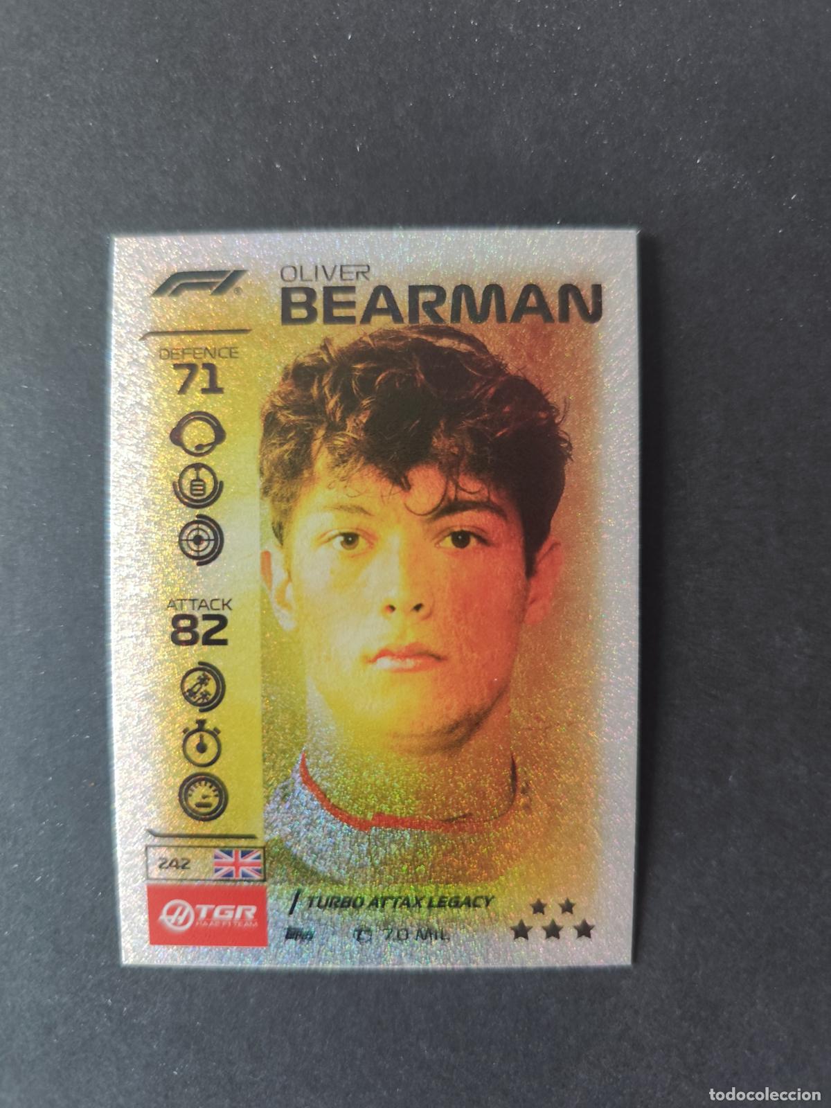 Coleccionismo deportivo: 242 OLIVER BEARMAN HAAS LEGACY F&Oacute;RMULA 1 F1 TURBO ATTAX 2026 TOPPS