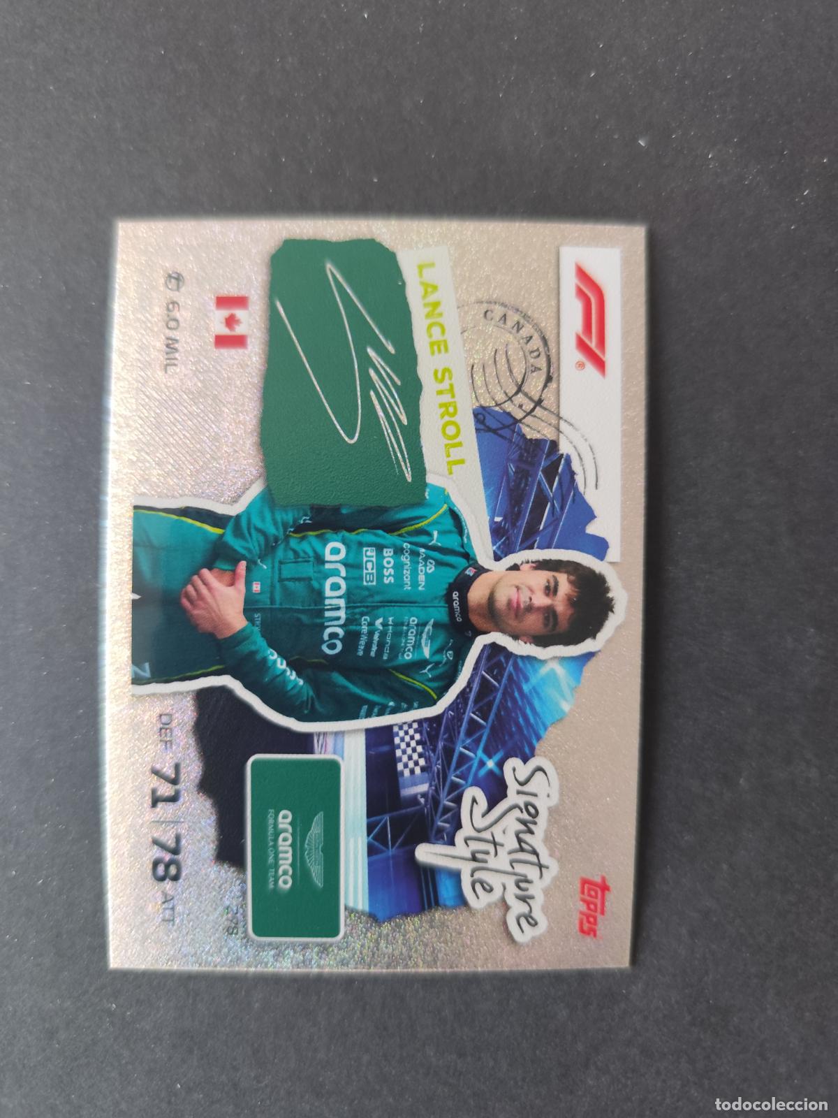 Coleccionismo deportivo: 278 LANCE STROLL ASTON MARTIN SIGNATURE STYLE F&Oacute;RMULA 1 F1 TURBO ATTAX 2026 TOPPS