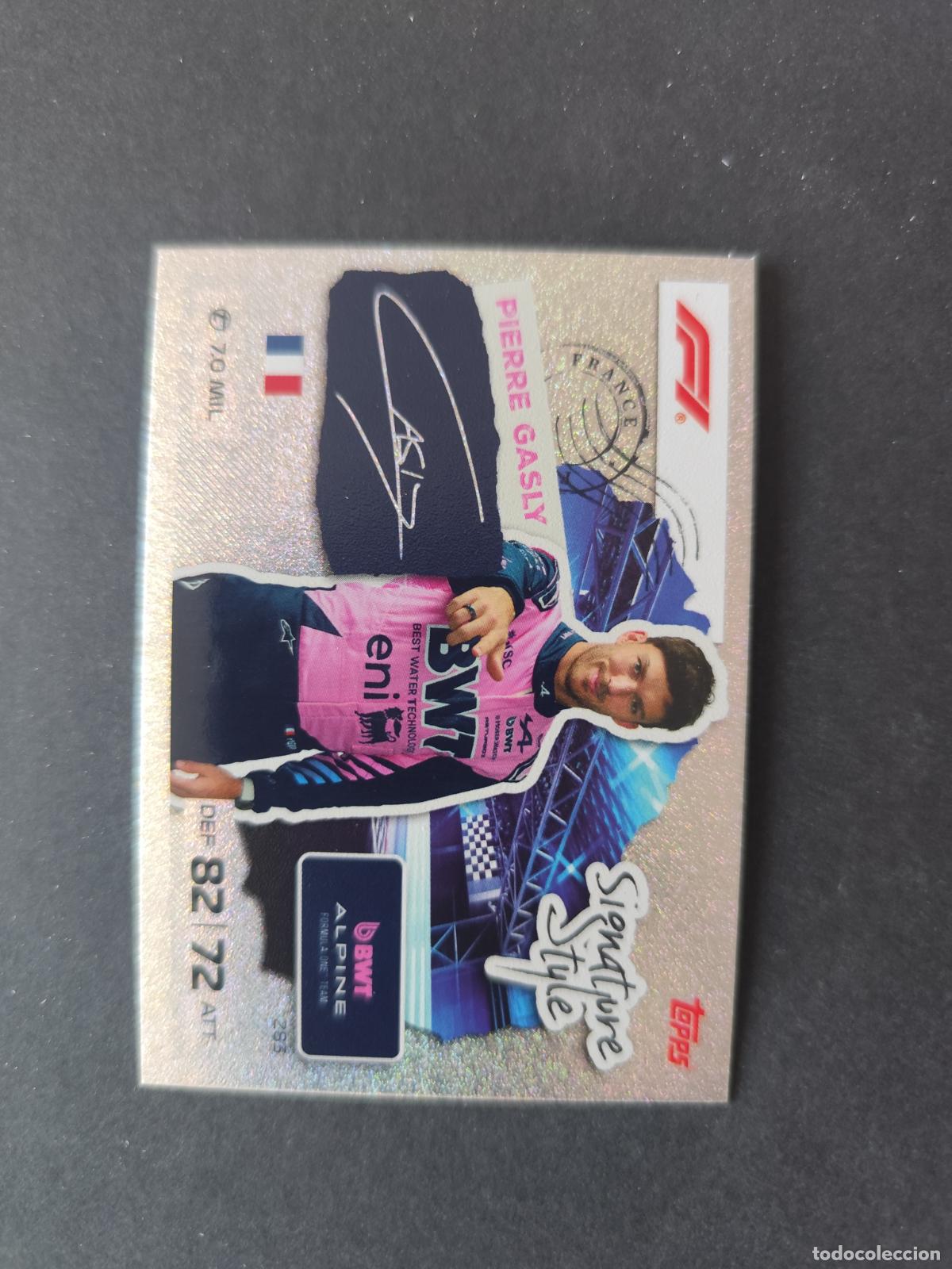 Coleccionismo deportivo: 283 PIERRE GASLY ALPINE SIGNATURE STYLE F&Oacute;RMULA 1 F1 TURBO ATTAX 2026 TOPPS