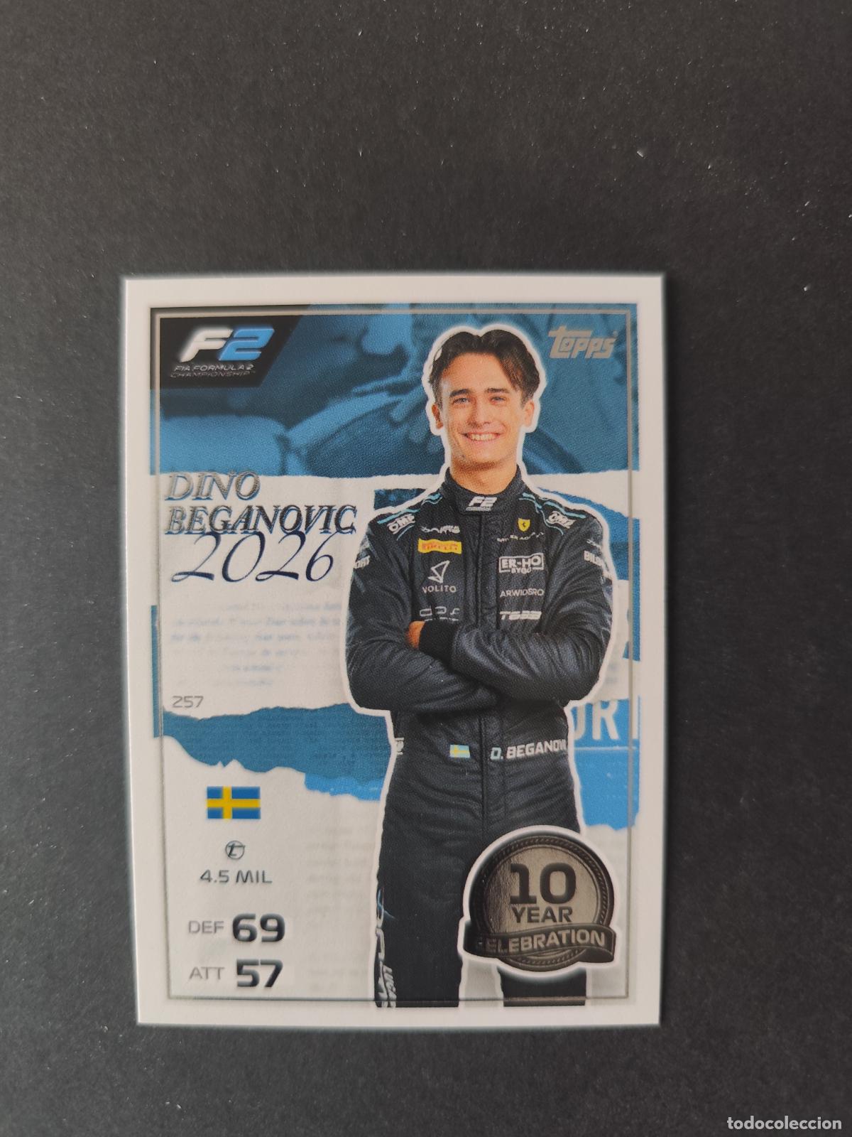Coleccionismo deportivo: 257 DINO BEGANOVIC DAMS LUCAS OIL F2 ONE TO WATCH F&Oacute;RMULA 1 F1 TURBO ATTAX 2026 TOPPS