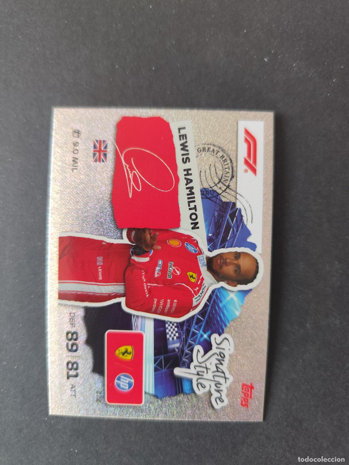 Coleccionismo deportivo: 272 LEWIS HAMILTON FERRARI SIGNATURE STYLE F&Oacute;RMULA 1 F1 TURBO ATTAX 2026 TOPPS