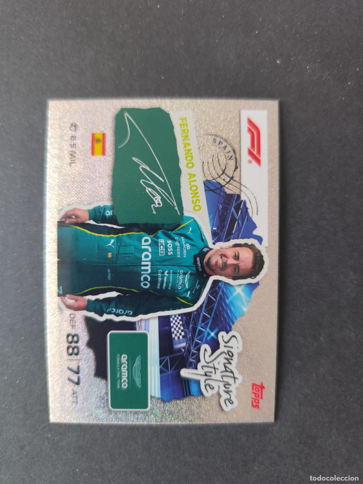 Coleccionismo deportivo: 277 FERNANDO ALONSO ASTON MARTIN SIGNATURE STYLE F&Oacute;RMULA 1 F1 TURBO ATTAX 2026 TOPPS
