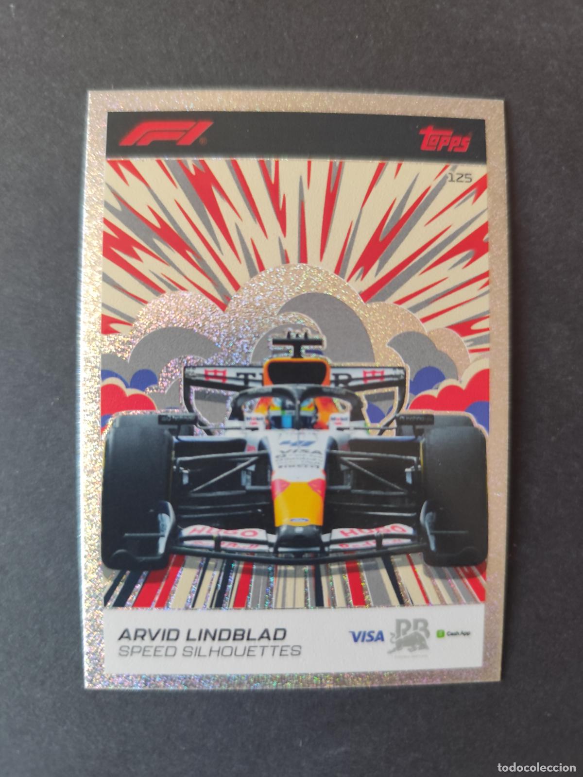 Coleccionismo deportivo: 125 ARVID LINDBLAD RACING BULLS SPEED SILHOUETTES F&Oacute;RMULA 1 F1 TURBO ATTAX 2026 TOPPS