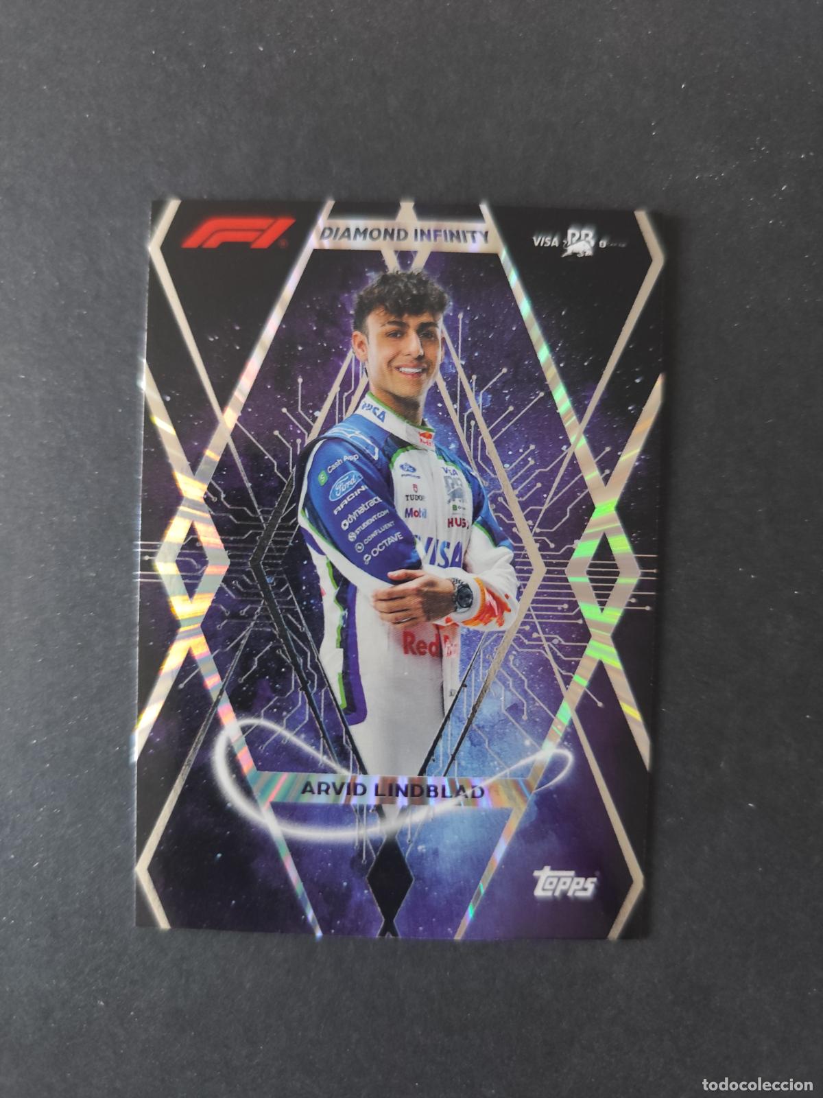 Coleccionismo deportivo: 312 ARVID LINDBLAD RACING BULLS DIAMOND INFINITY F&Oacute;RMULA 1 F1 TURBO ATTAX 2026 TOPPS