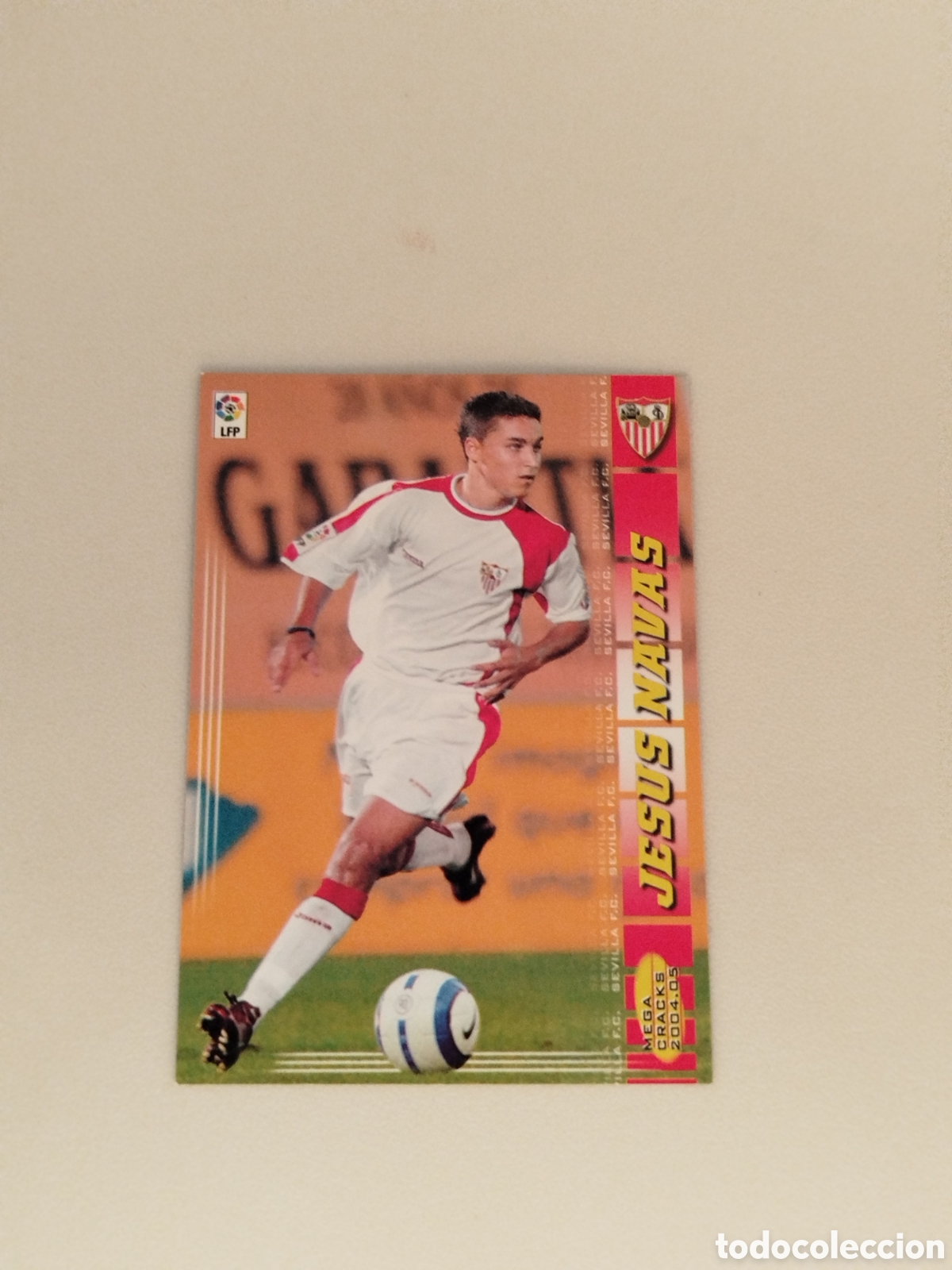 Coleccionismo deportivo: Cromo Jes&uacute;s Navas ROOKIE MegaCracks 2004-05