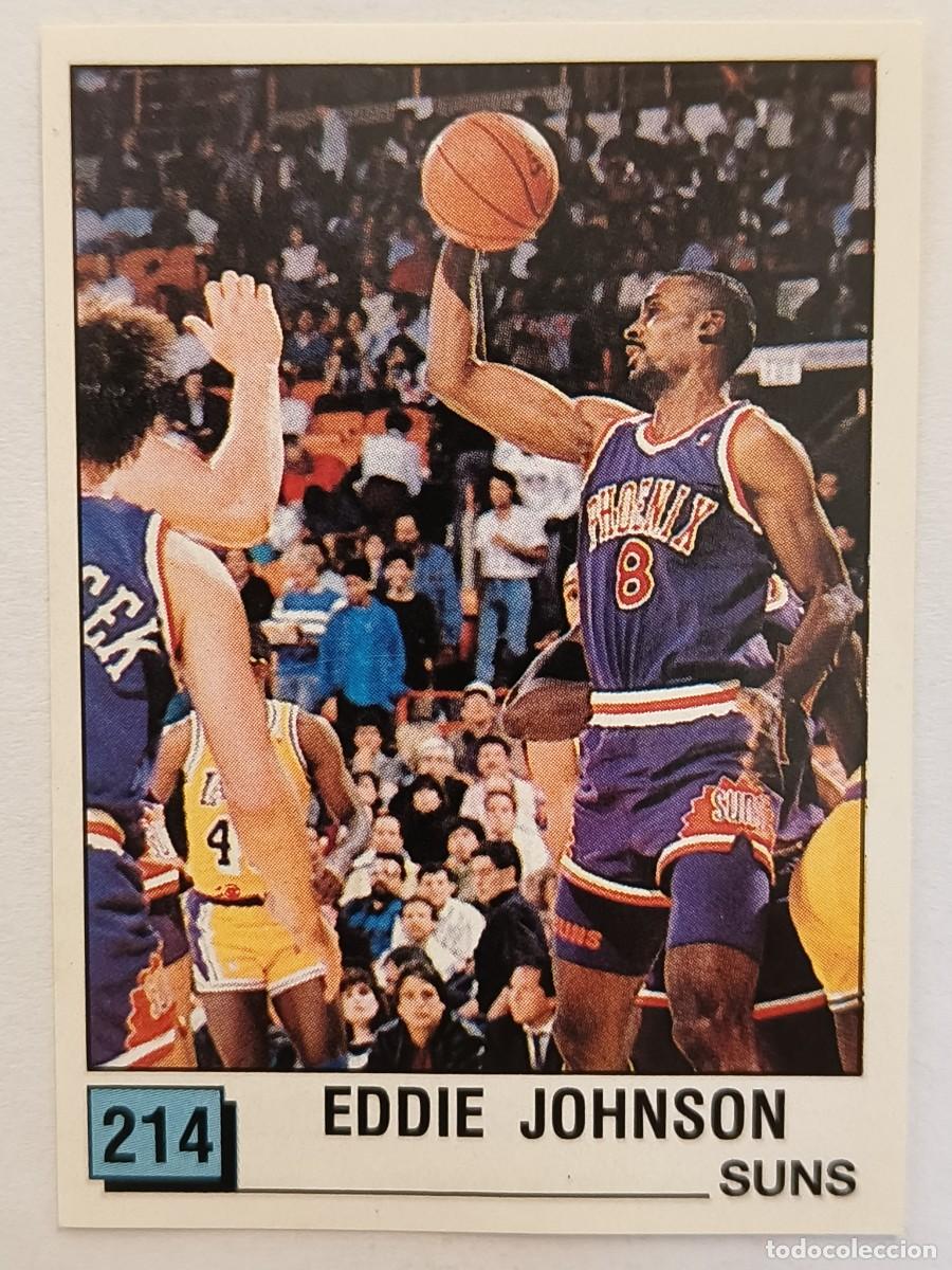Coleccionismo deportivo: #214 EDDIE JOHNSON (PHOENIX SUNS) BASKET NBA 90 PANINI