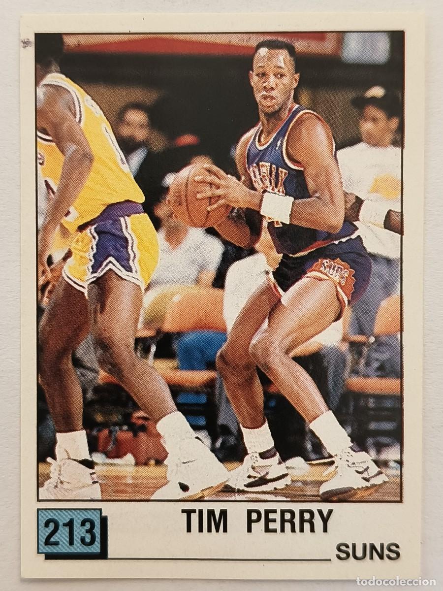 Coleccionismo deportivo: #213 TIM PERRY (PHOENIX SUNS) BASKET NBA 90 PANINI