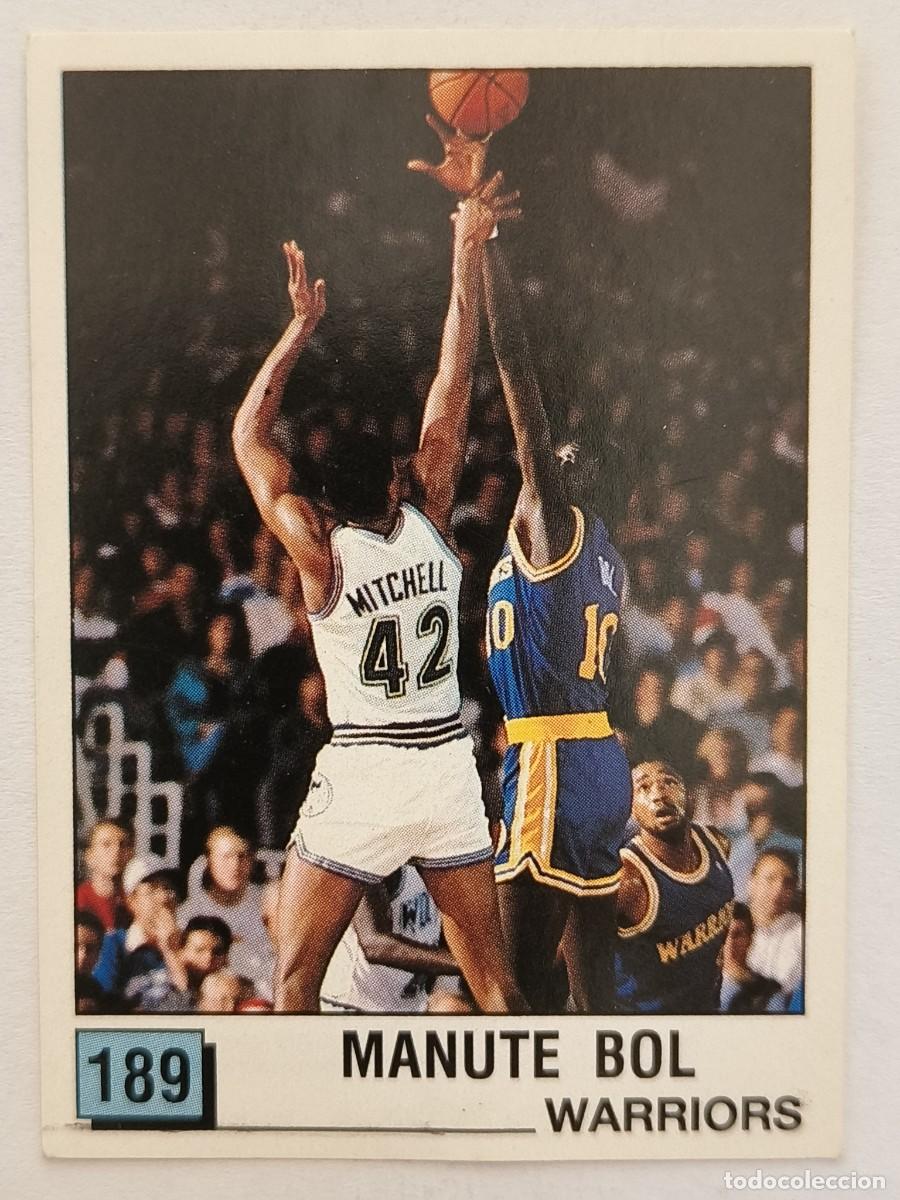 Coleccionismo deportivo: #189 MANUTE BOL (GOLDEN STATE WARRIORS) BASKET NBA 90 PANINI