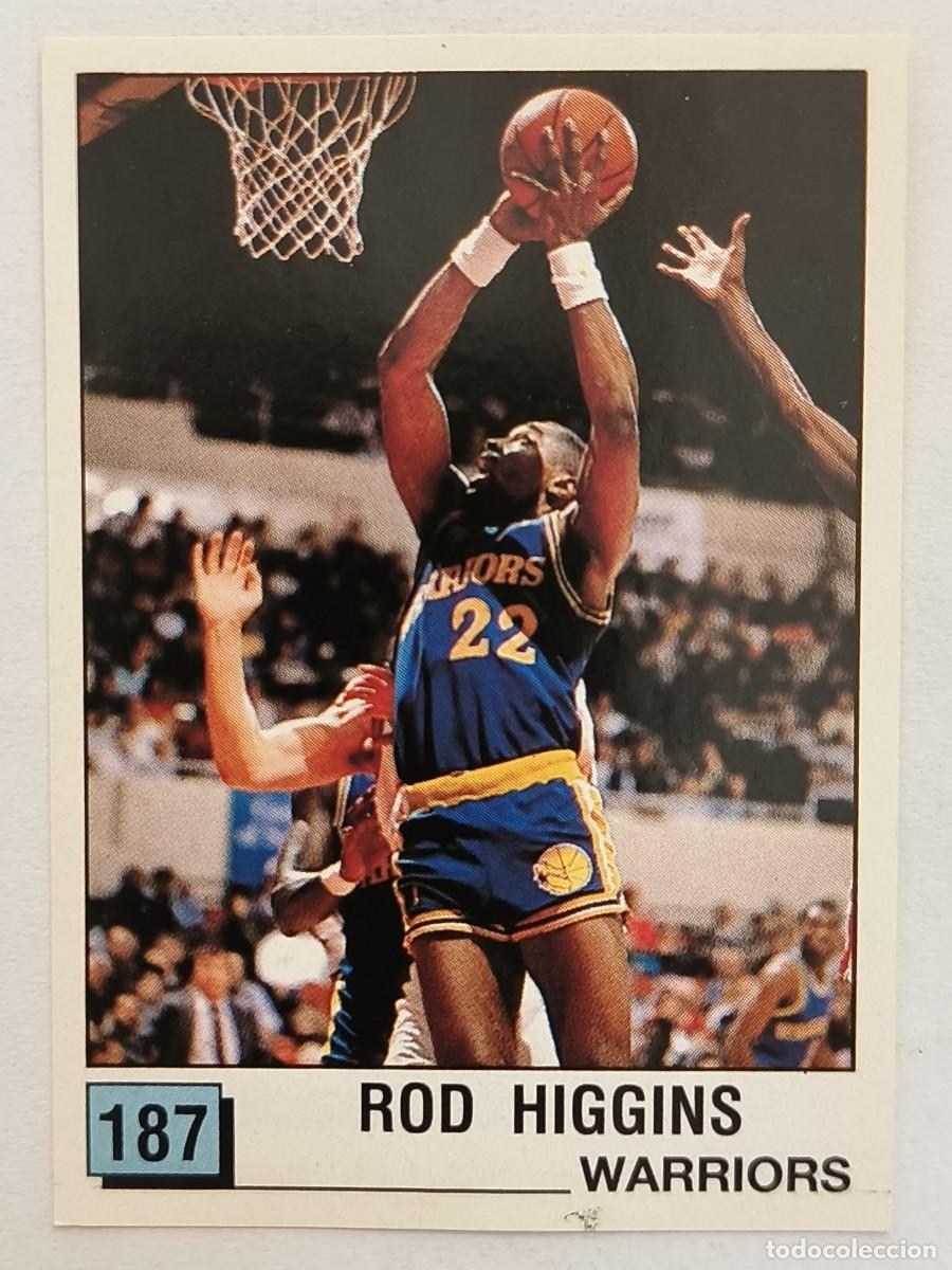 Coleccionismo deportivo: #187 ROD HIGGINS (GOLDEN STATE WARRIORS) BASKET NBA 90 PANINI