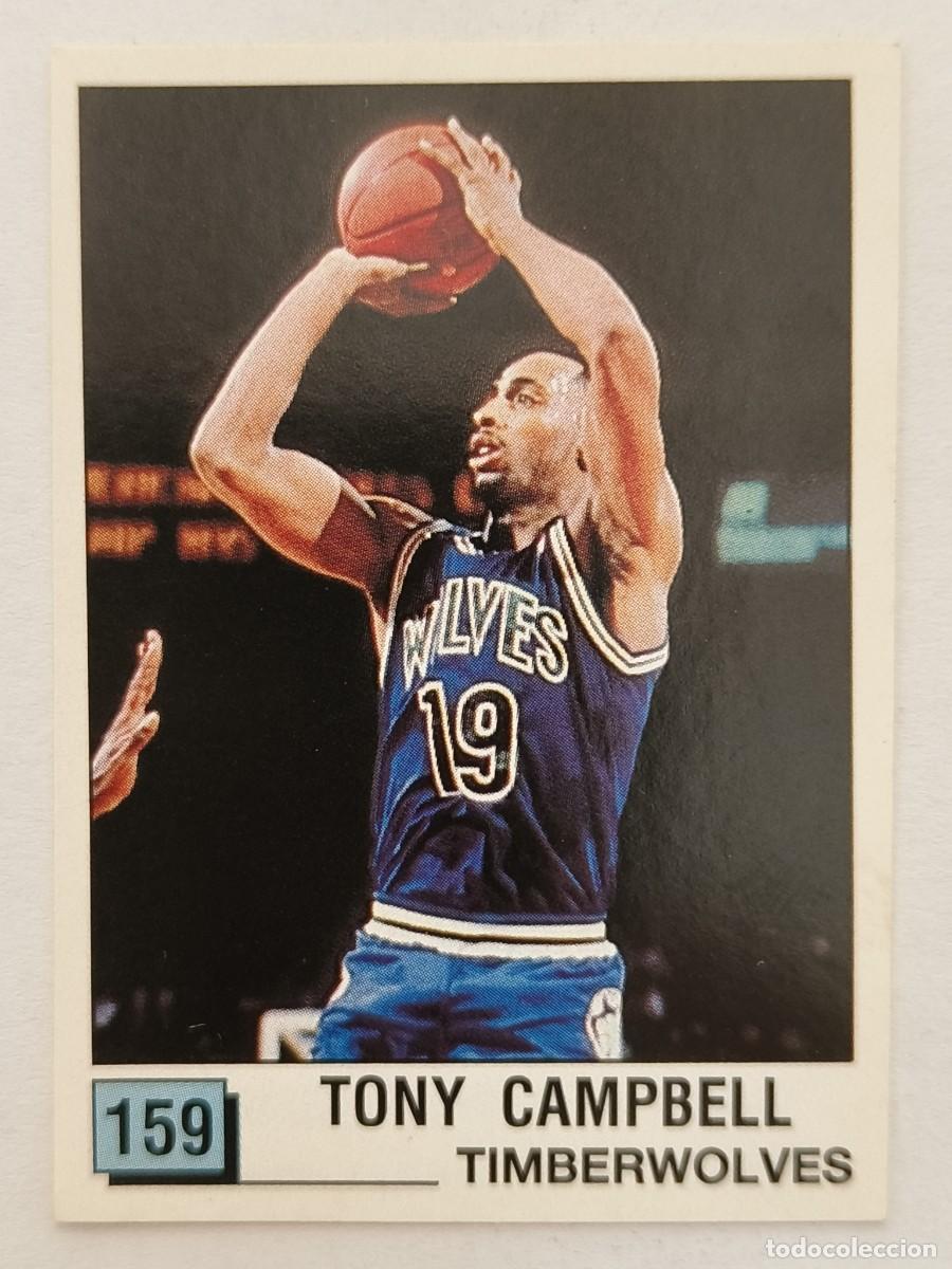 Coleccionismo deportivo: #159 TONY CAMPBELL (MINNESOTA TIMBERWOLVES) BASKET NBA 90 PANINI