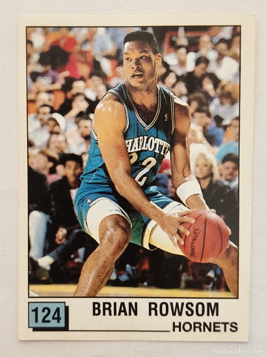Colecionismo desportivo: #124 BRIAN ROWSOM (CHARLOTTE HORNETS) BASKET NBA 90 PANINI