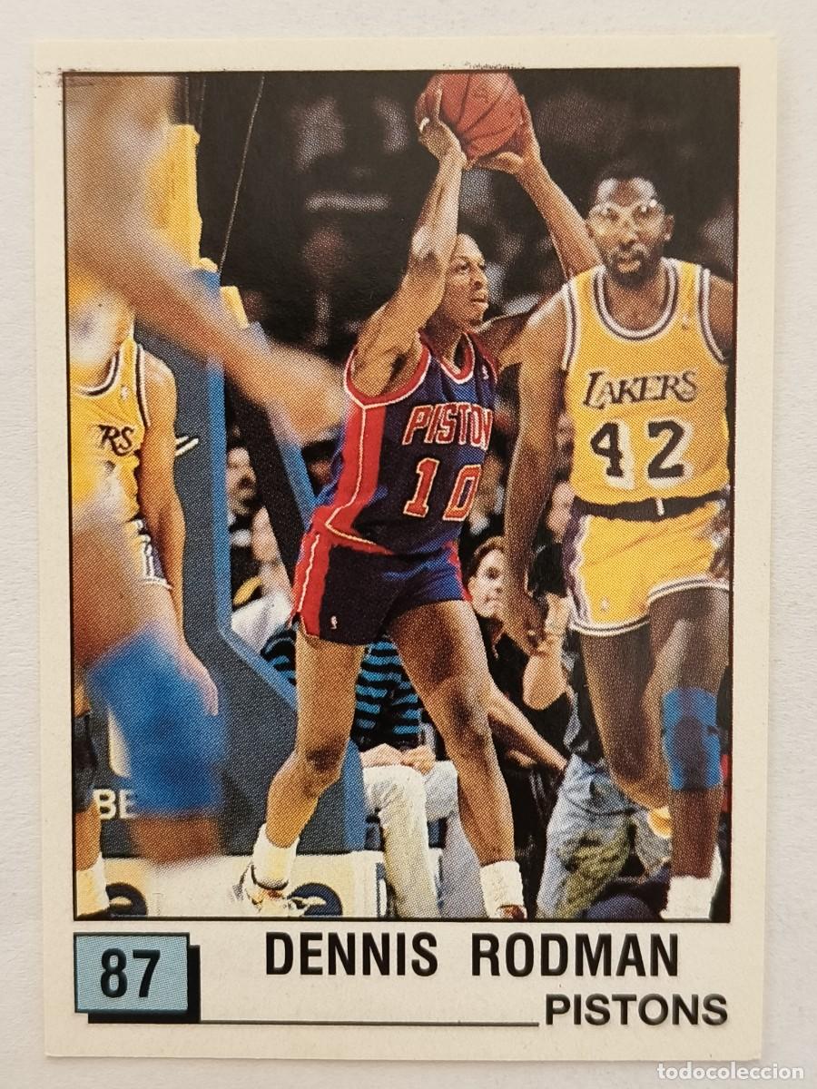 Coleccionismo deportivo: #87 DENNIS RODMAN (DETROIT PISTONS) BASKET NBA 90 PANINI