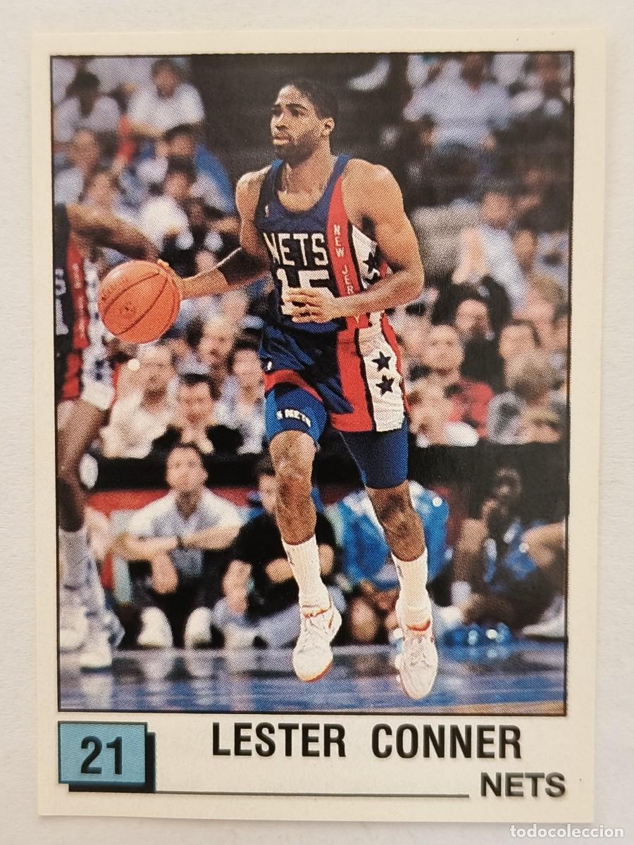 Colecionismo desportivo: #21 LESTER CONNER (NEW JERSEY NETS) BASKET NBA 90 PANINI