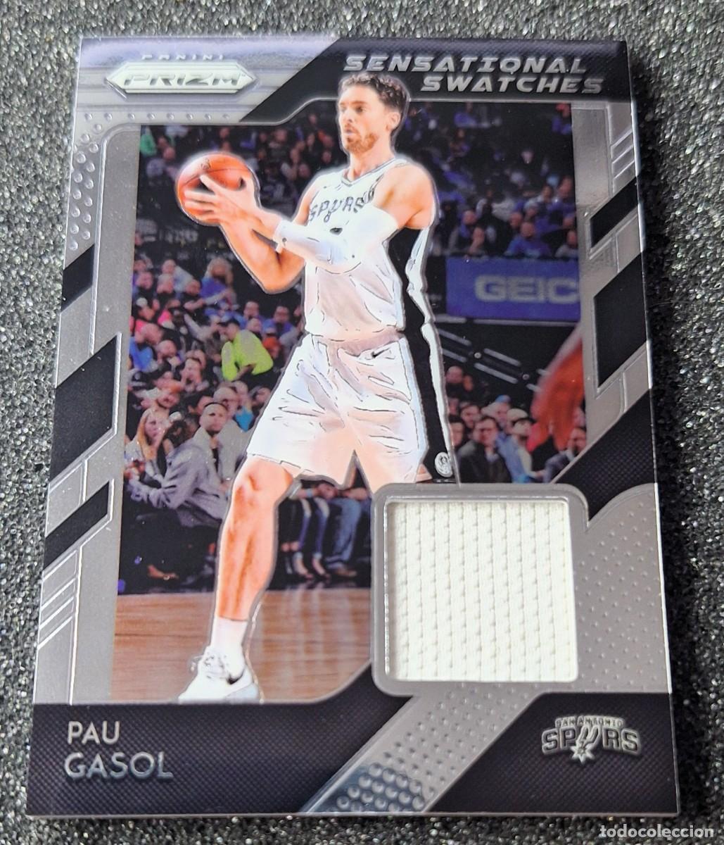 Coleccionismo deportivo: Pau Gasol San Antonio Spurs Panini Prizm 2018-19 Sensational Swatches Patch