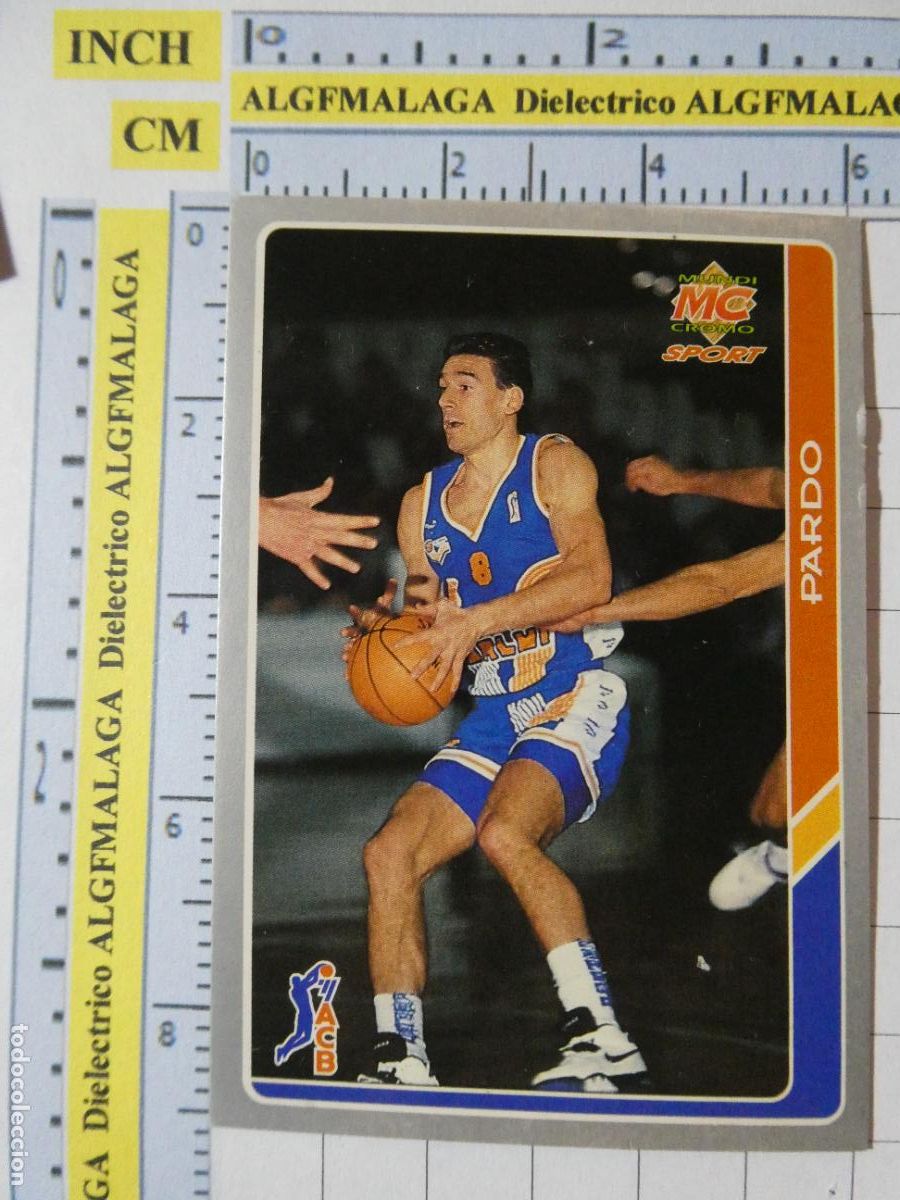 Coleccionismo deportivo: CROMO TARJETA DE BALONCESTO. 158 PARDO CB VALVI GIRONA ACB95 ACB 95 1995. MUNDI CROMO.
