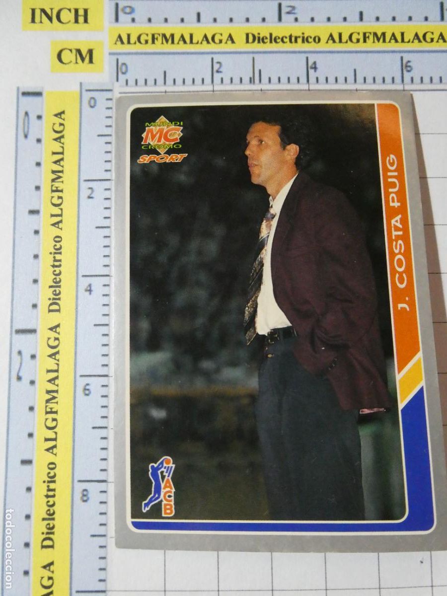 Coleccionismo deportivo: CROMO TARJETA DE BALONCESTO. 155 COSTA PUIG CB VALVI GIRONA ACB95 ACB 95 1995. MUNDI CROMO.