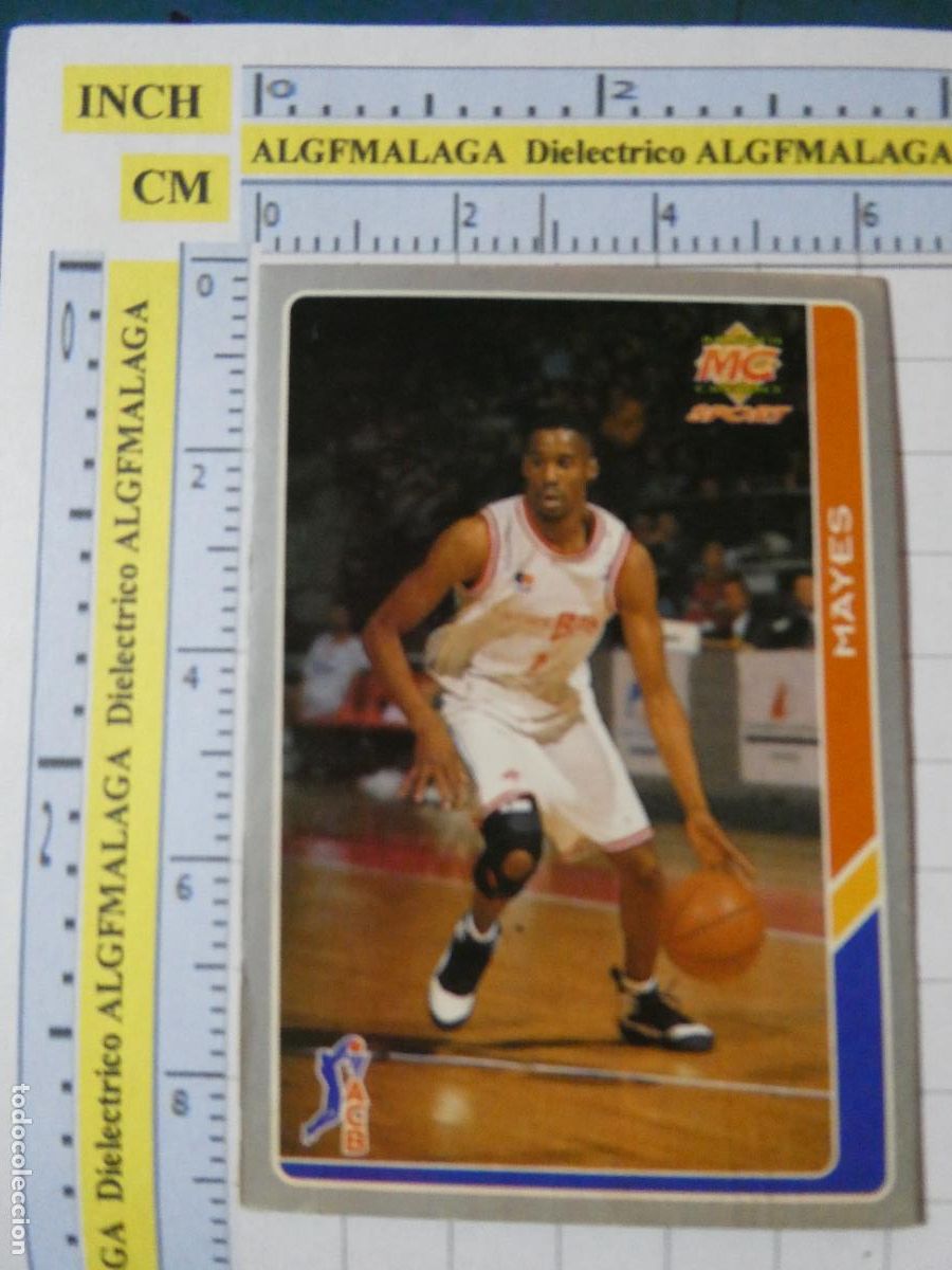 Coleccionismo deportivo: CROMO TARJETA DE BALONCESTO. 152 MAYES CB BREOG&Aacute;N LUGO ACB95 ACB 95 1995. MUNDI CROMO.